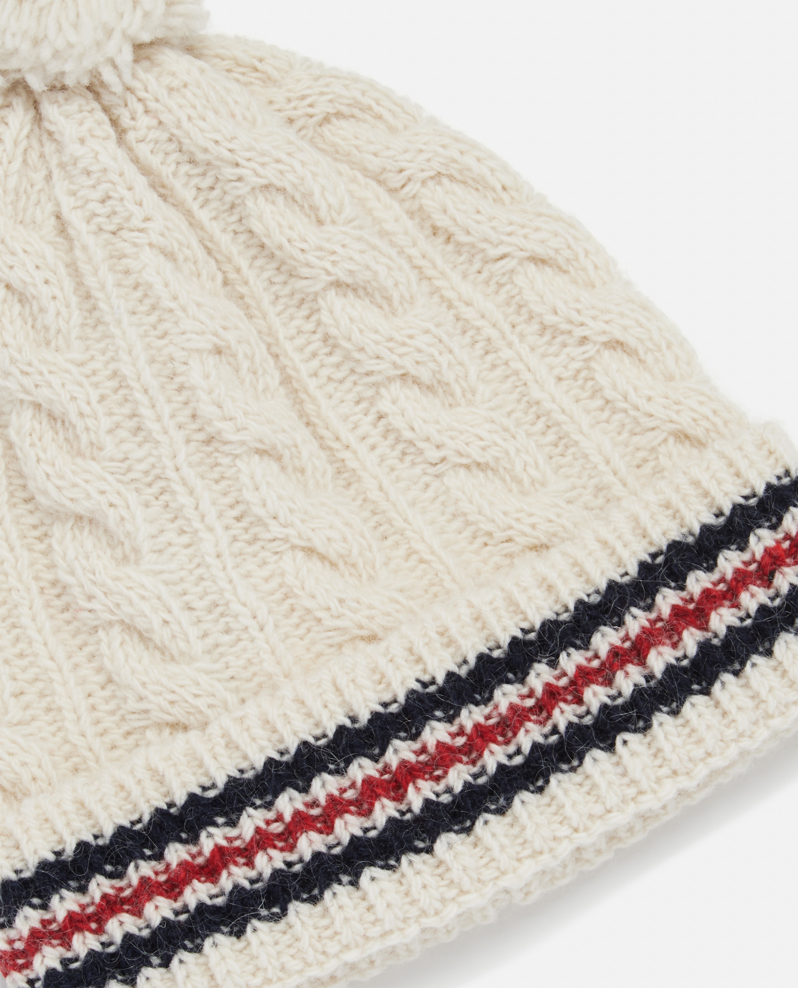 KNIT MOHAIR AND WOOL BEANIE - 2