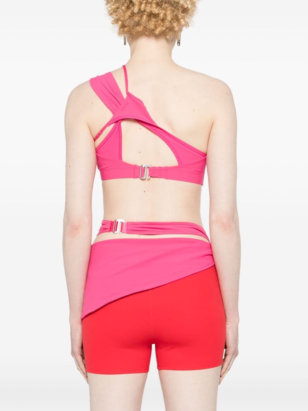 x Jacquemus asymmetric layered top - 4