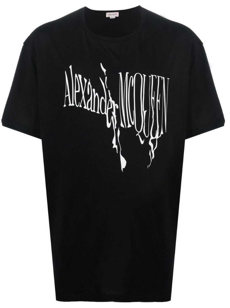 logo-print T-shirt - 1