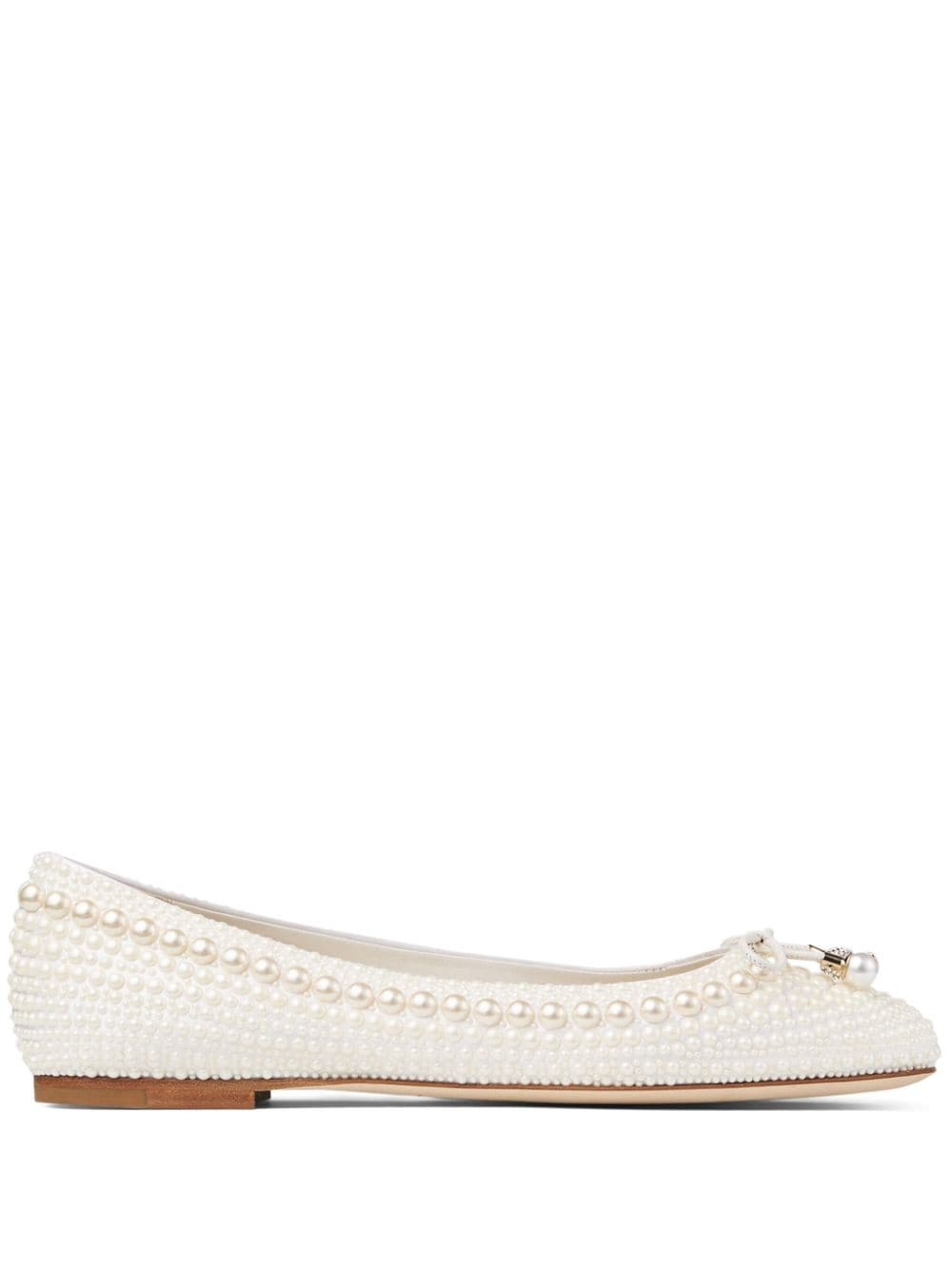 Elme pearl-embellished ballerina shoes - 1