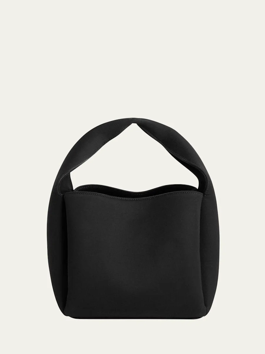 Petite Satin Bucket Bag - 1