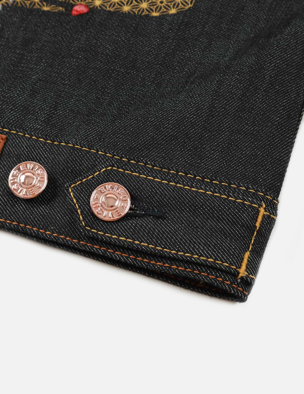PEACOCK AND TSUBAKI EMBROIDERY DENIM JACKET - 12
