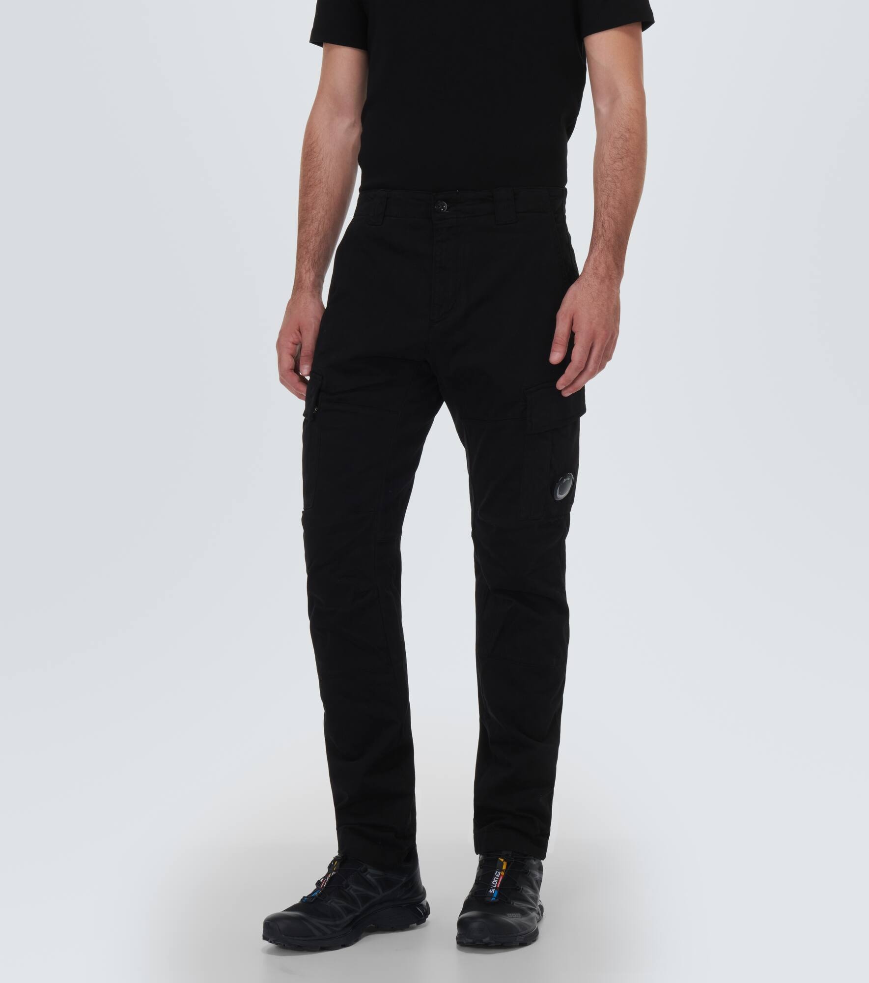 Cotton sateen cargo pants - 3