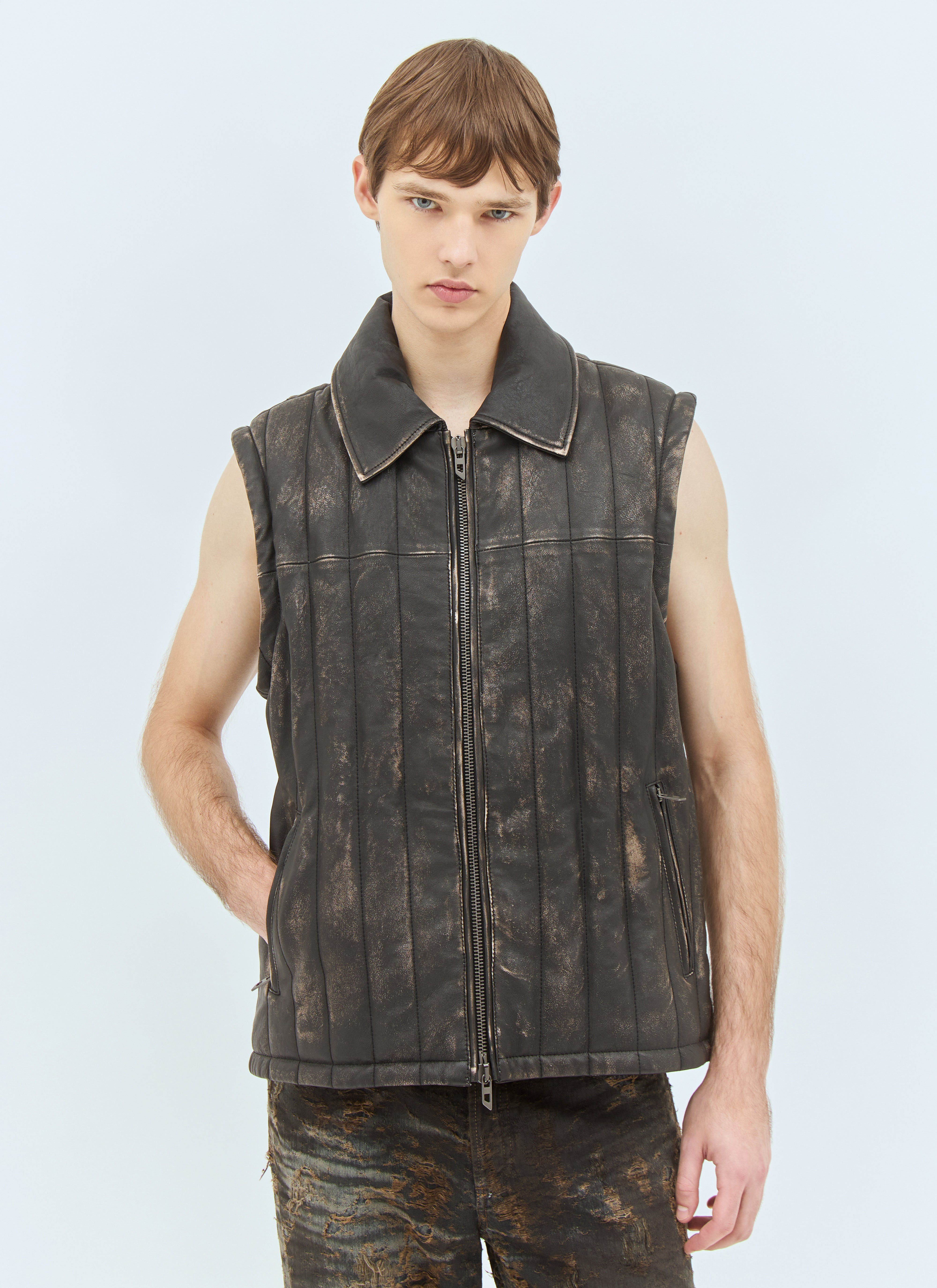 Diesel Men L-Albert Leather Jacket - 2