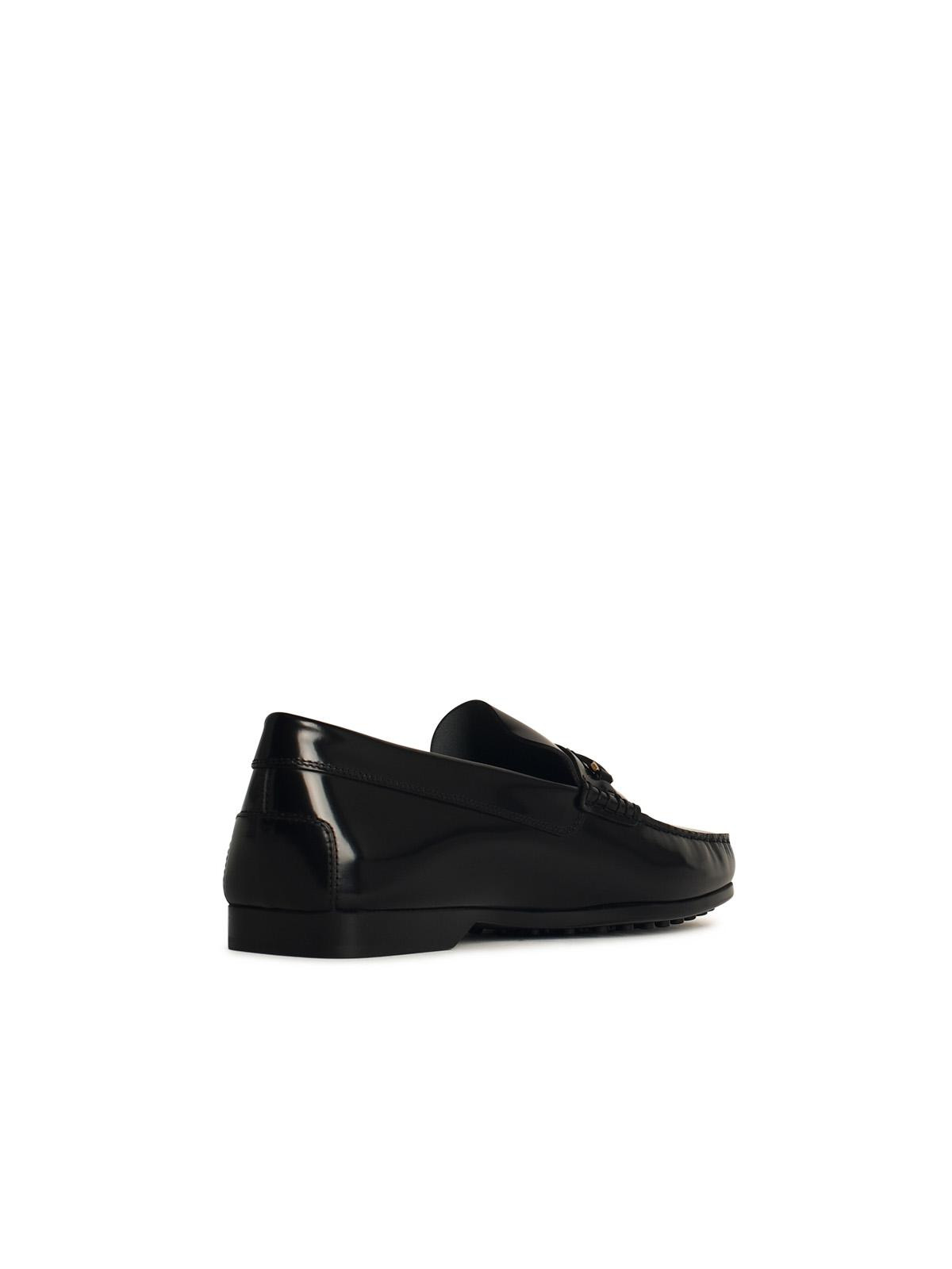 Tod's 'Kate' Black Leather Loafers Man - 3