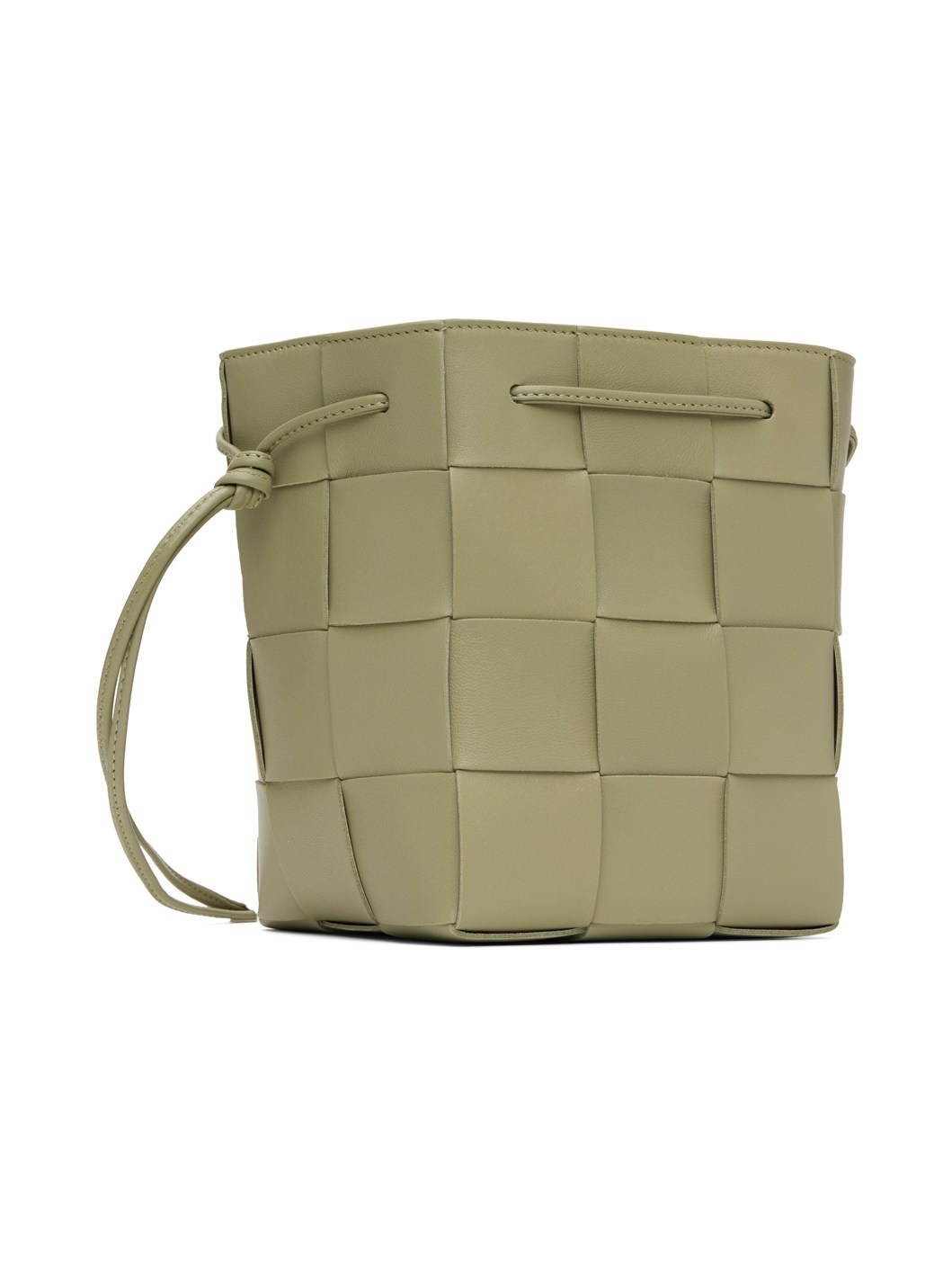 Green Small Cassette Cross-Body Bucket Bag - 2