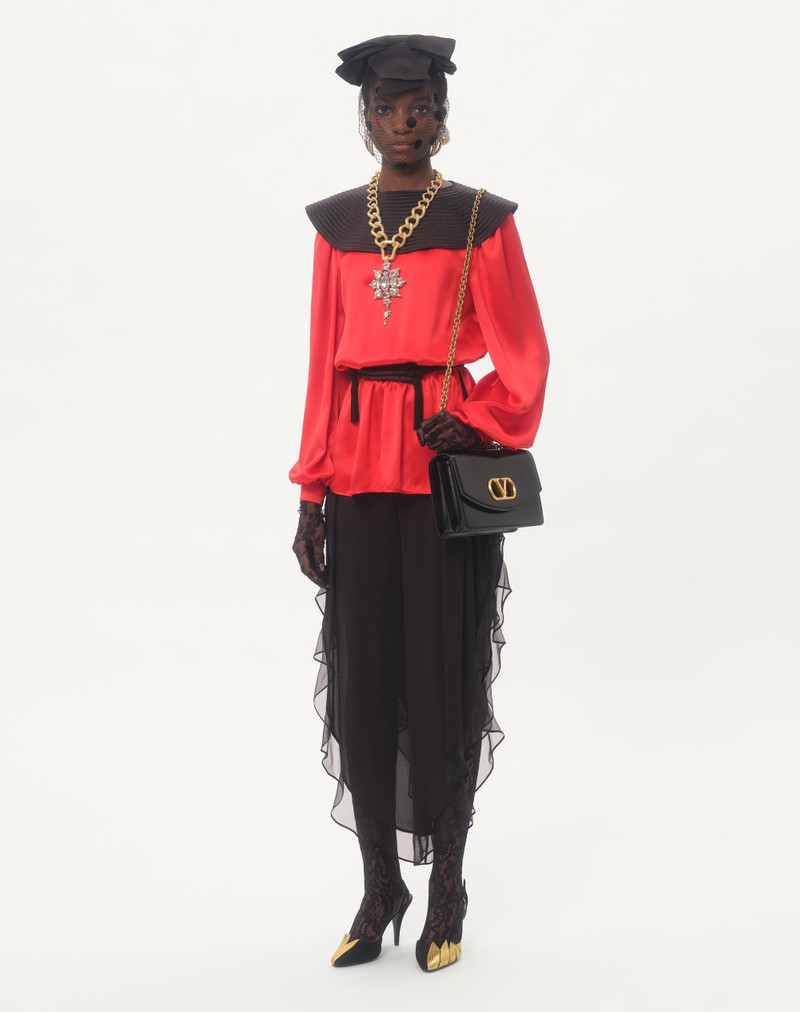 Valentino GEORGETTE BALLOON PANTS outlook