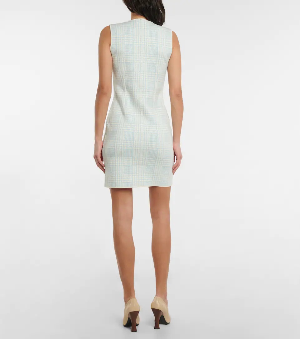Perdoni jacquard knit minidress - 3