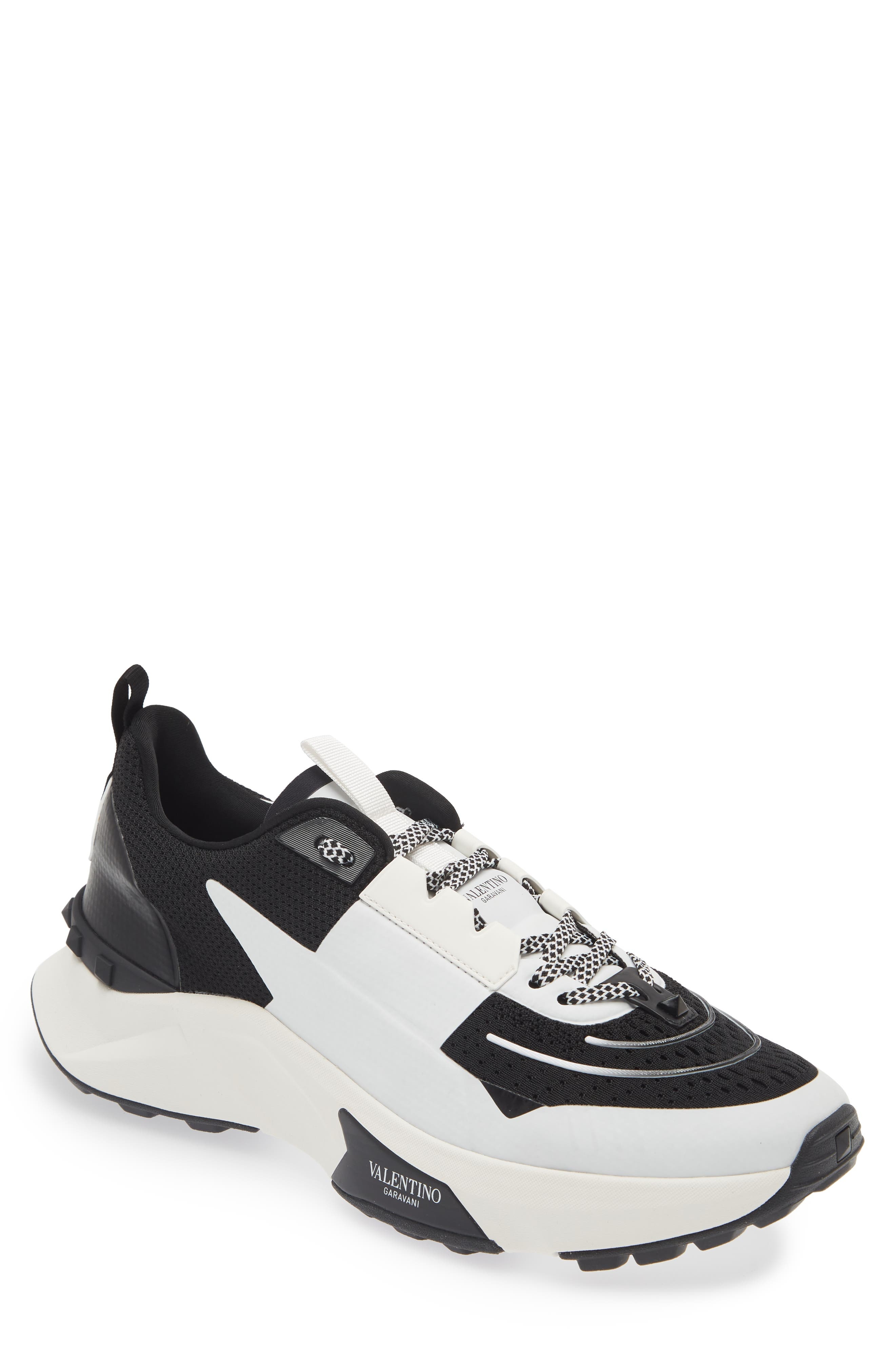 Rockstud Knit Sneaker - 1