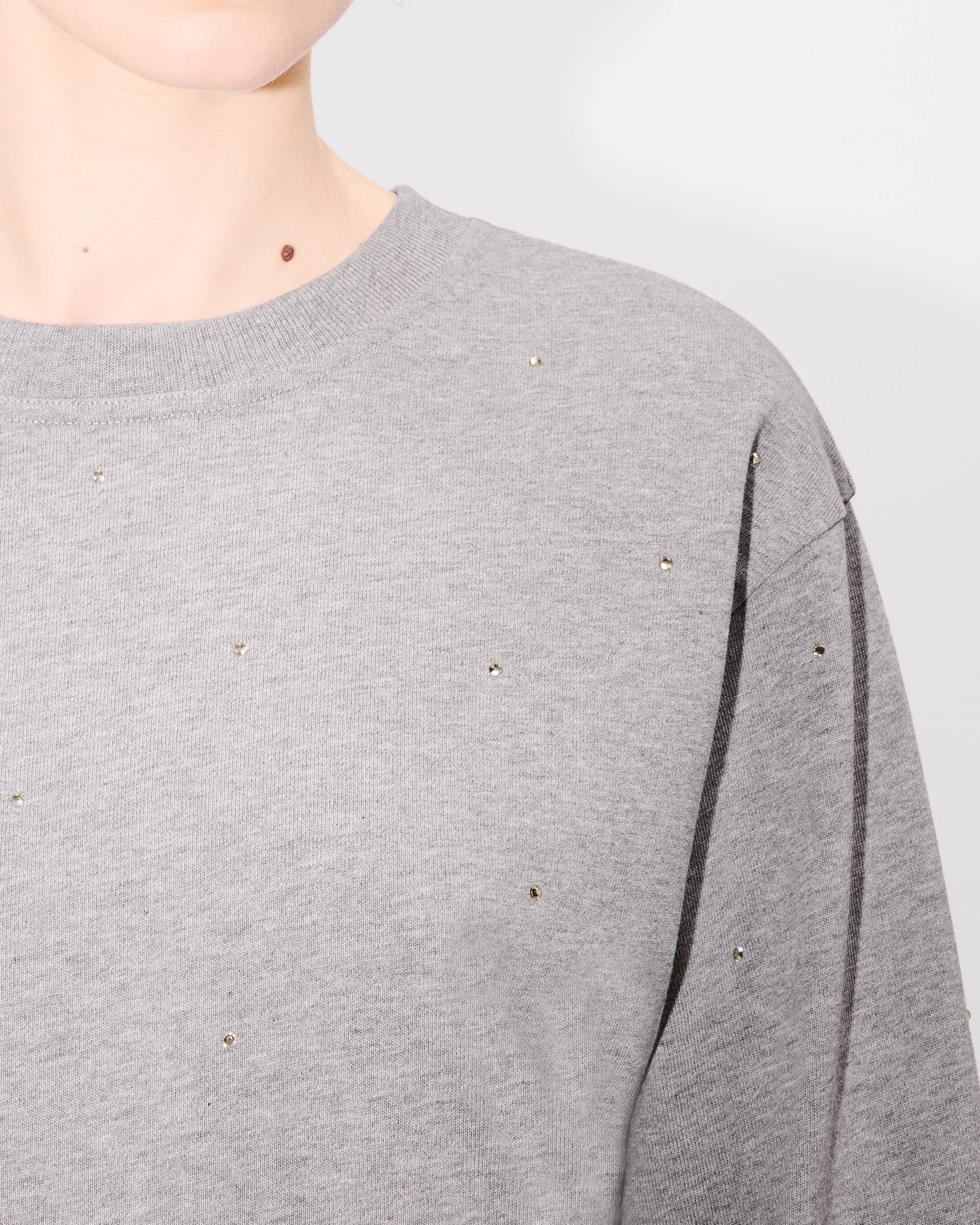 'KENZO Elephant Logo' strass embroidered long sleeve T-shirt - 6