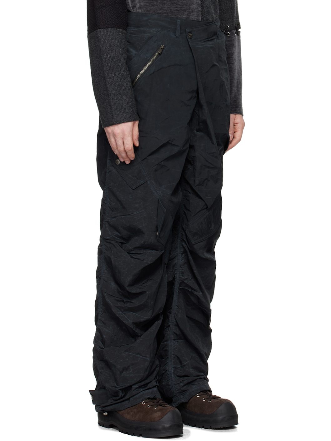 Black Xeno Multi Military Trousers - 2