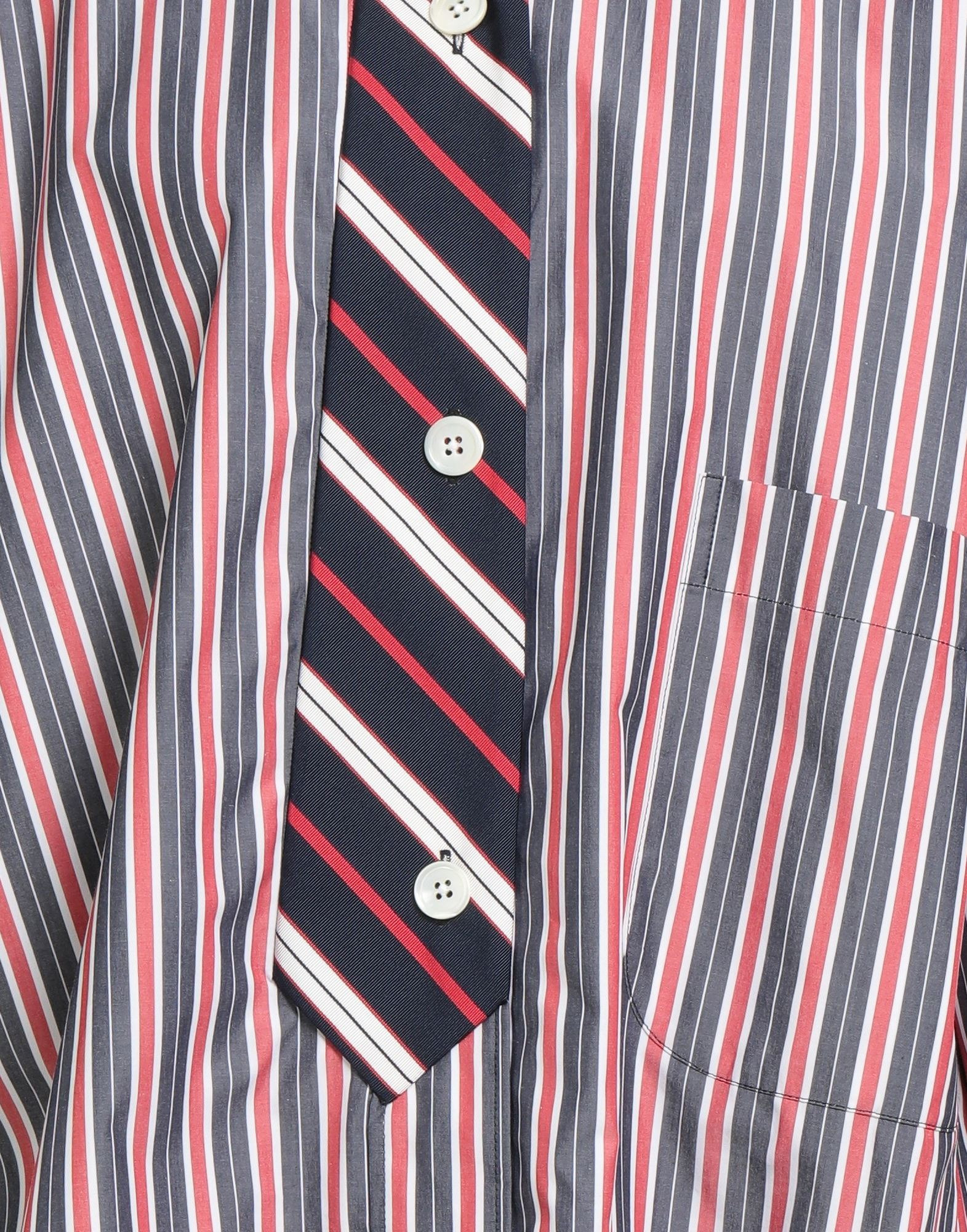 Navy Women's Striped Shirt - 4