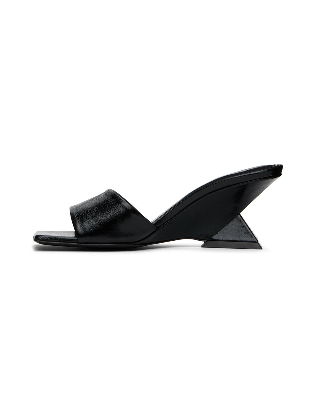 Black Cheope Mules - 3