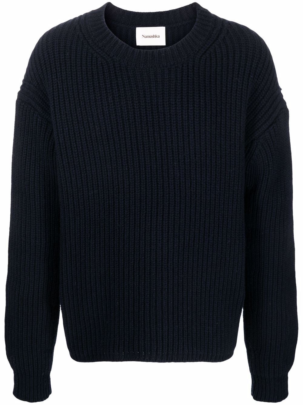 crew-neck cashmere jumper - 1