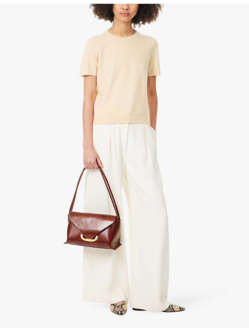 Vince Crew Relaxed Wool-Blend Knitted T-Shirt outlook