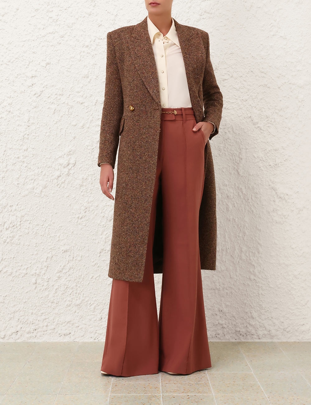ILLUSTRATION HOURGLASS COAT - 8