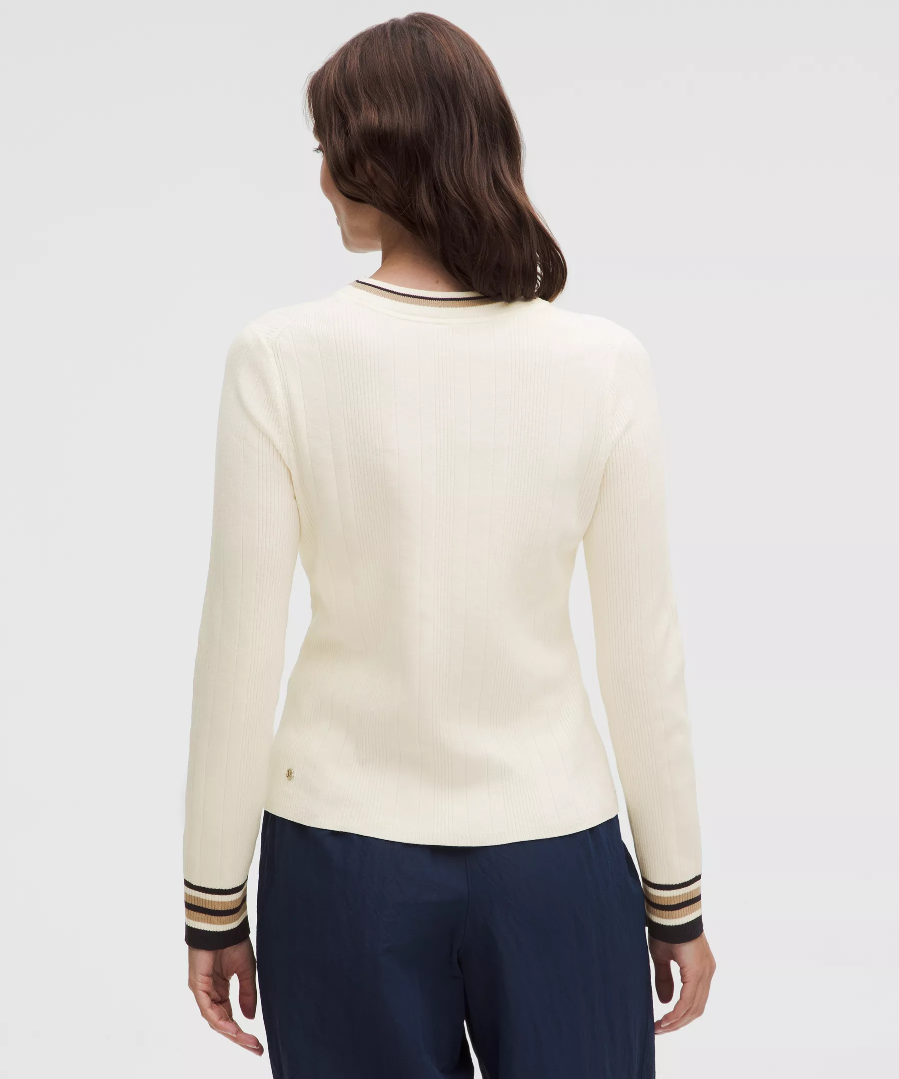 Cotton-Blend Long-Sleeve Crew - 3