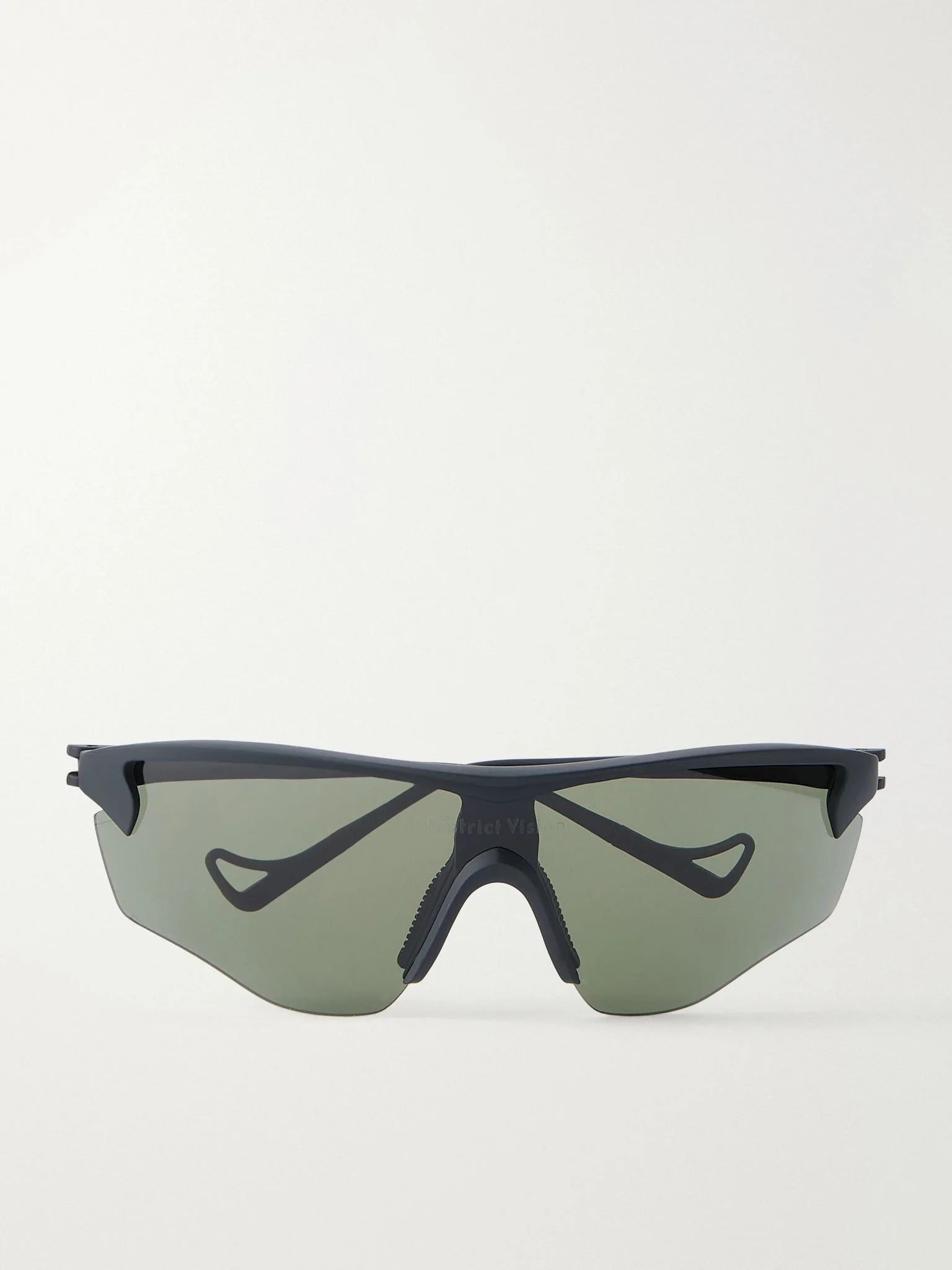 Junya Racer D-Frame Polycarbonate Sunglasses Black - 1