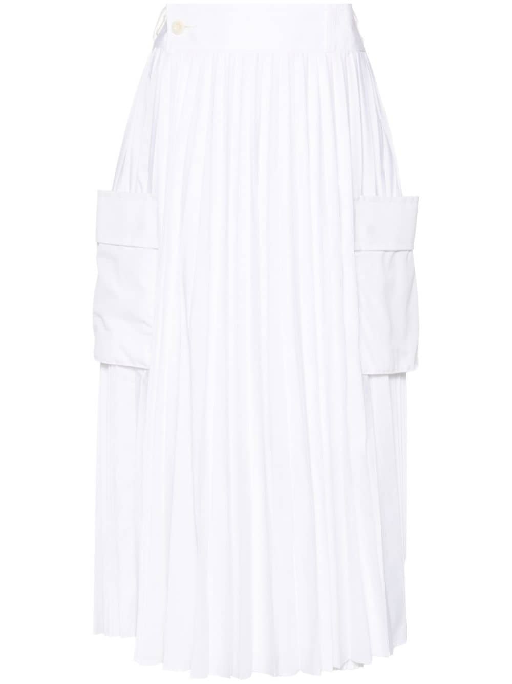 Sacai Women Thomas Mason Skirt - 1