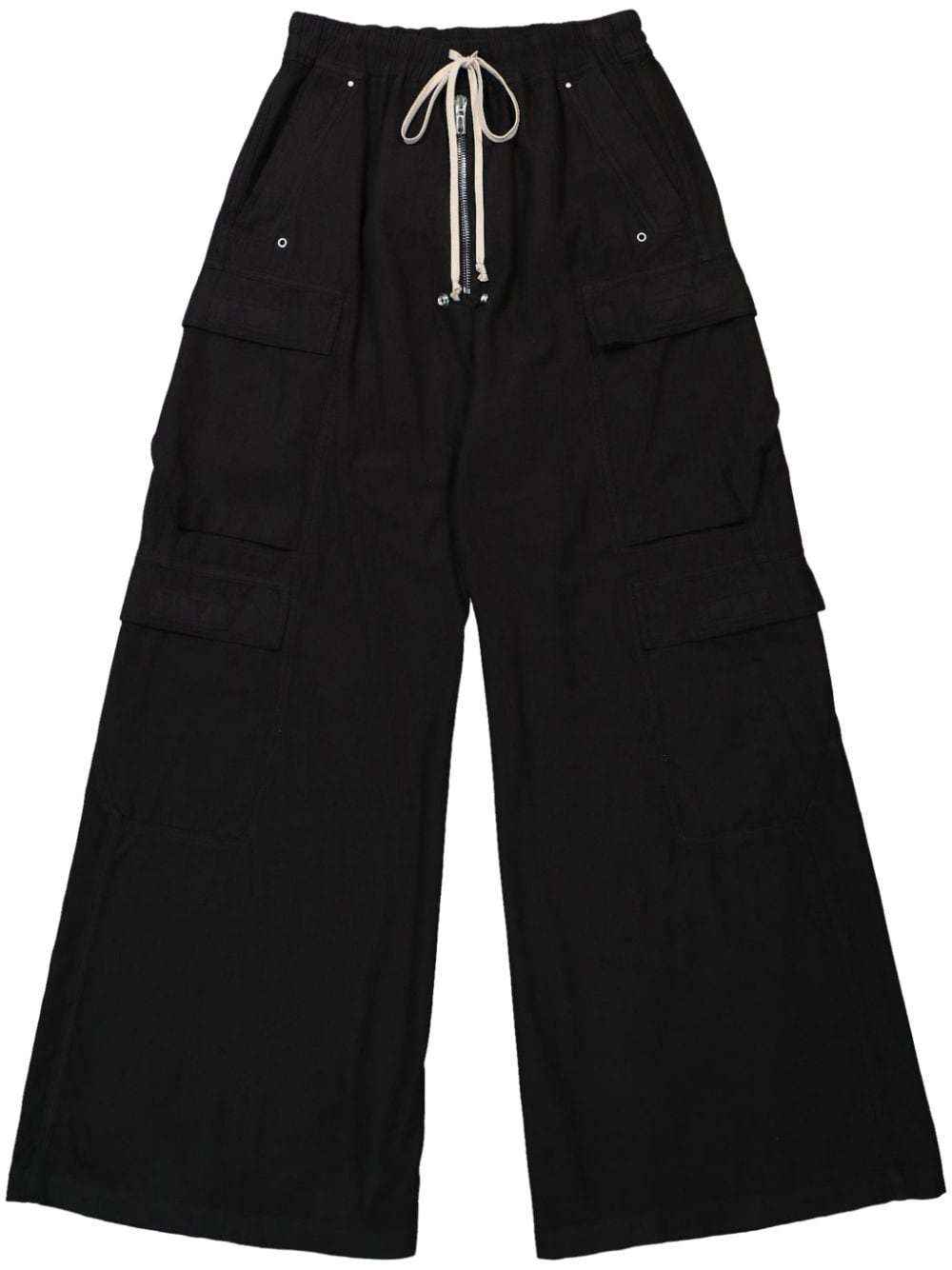 drawstring wide-leg trousers - 1