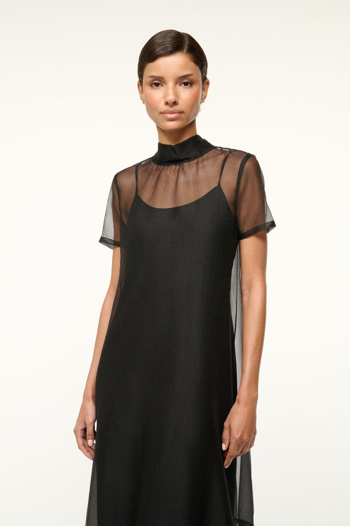 STAUD CALLUNA DRESS BLACK - 5