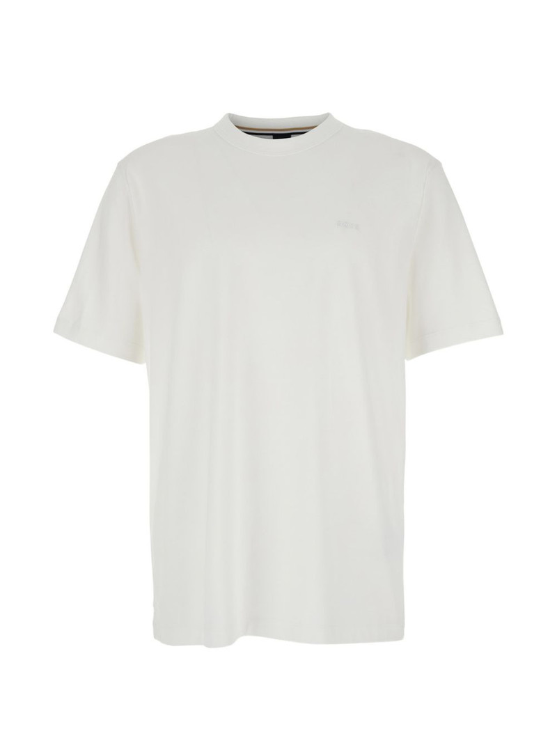 logo-embroidered T-shirt 1