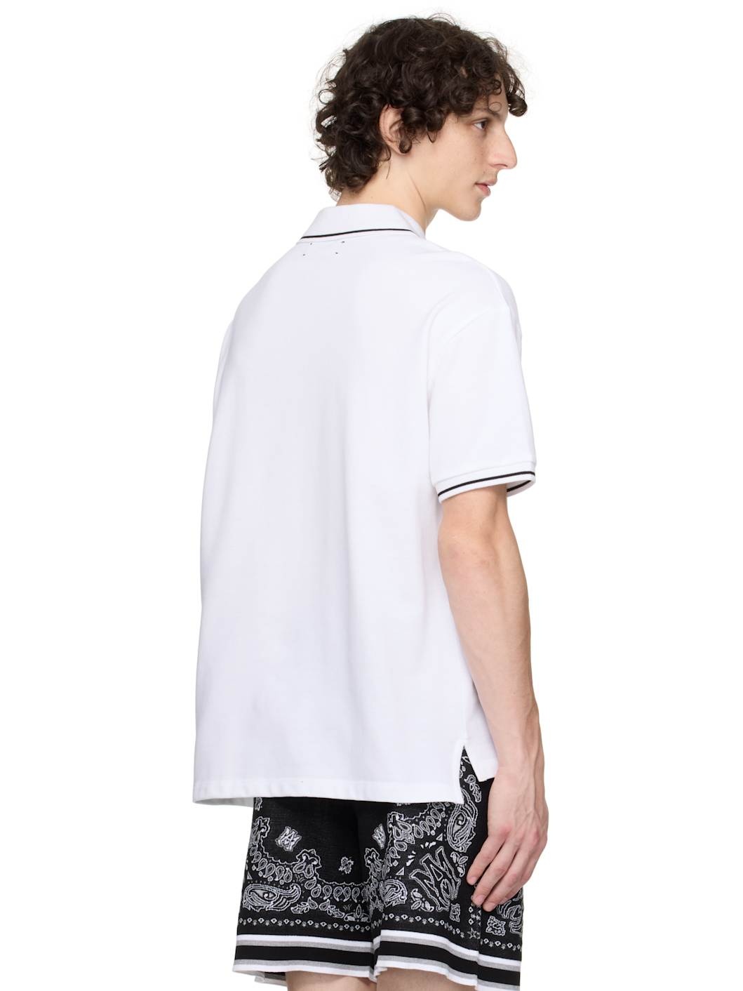 White 'AMIRI' Polo - 3