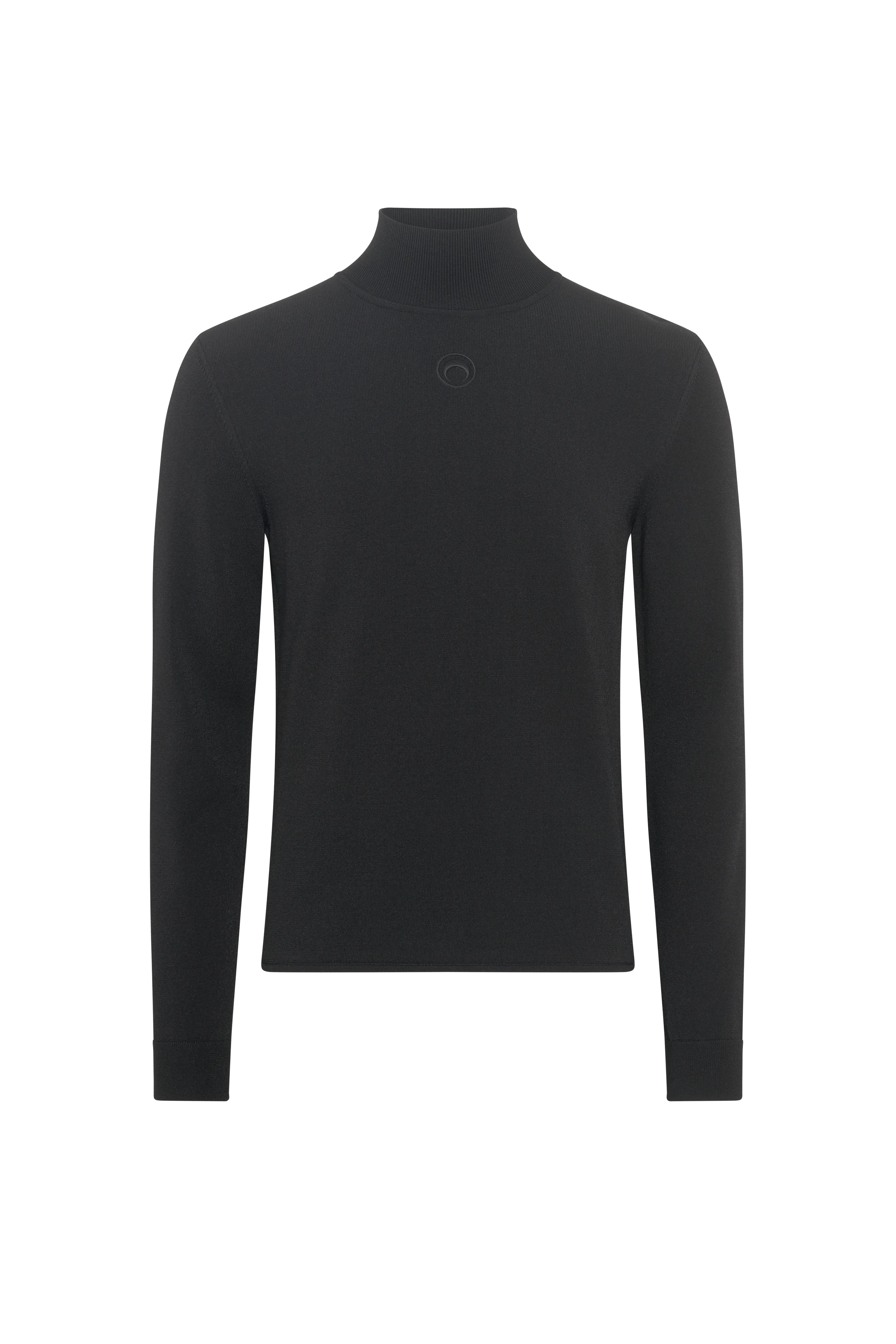 Moon Logo Knit Ls Highneck Sweater - 1