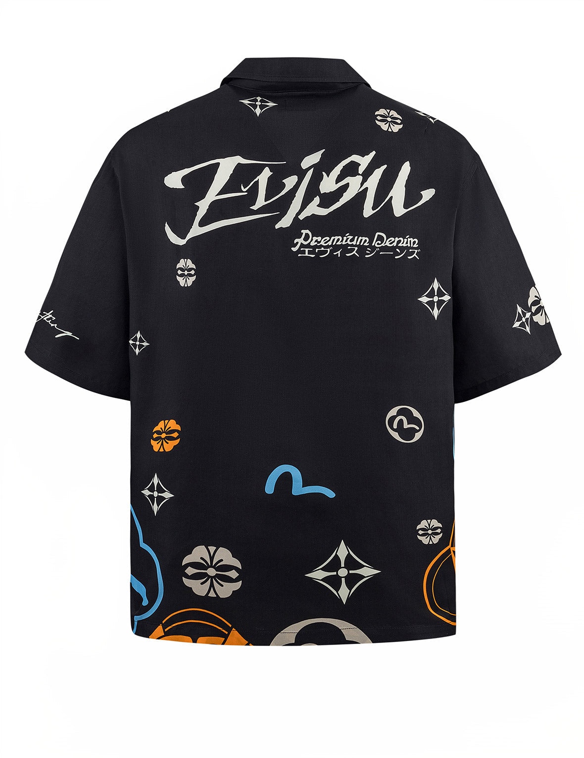 Allover Floral and Seagull Print Boxy Short-Sleeve Shirt - 9