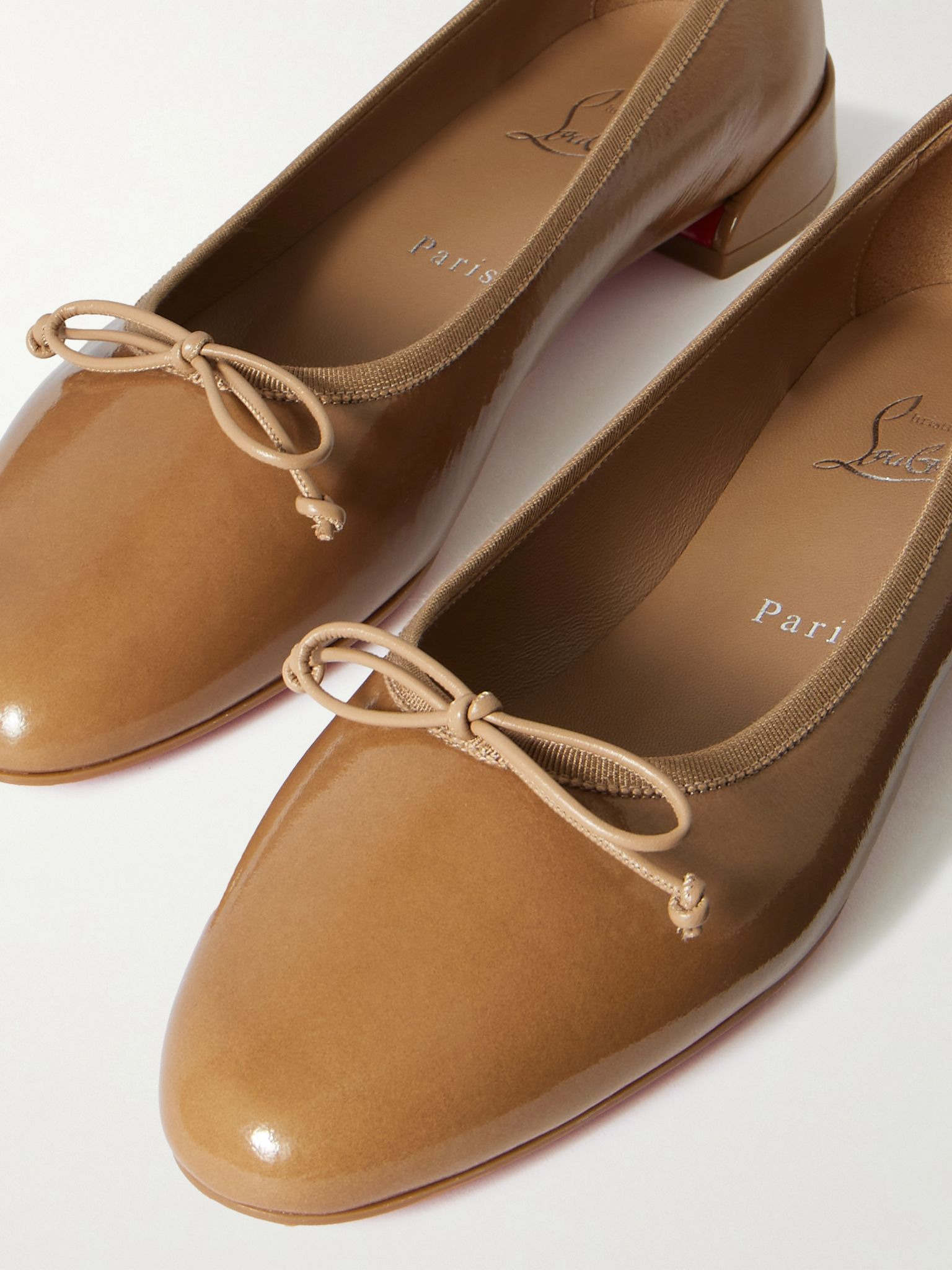 Sweetie Jane patent-leather flats Sand - 4