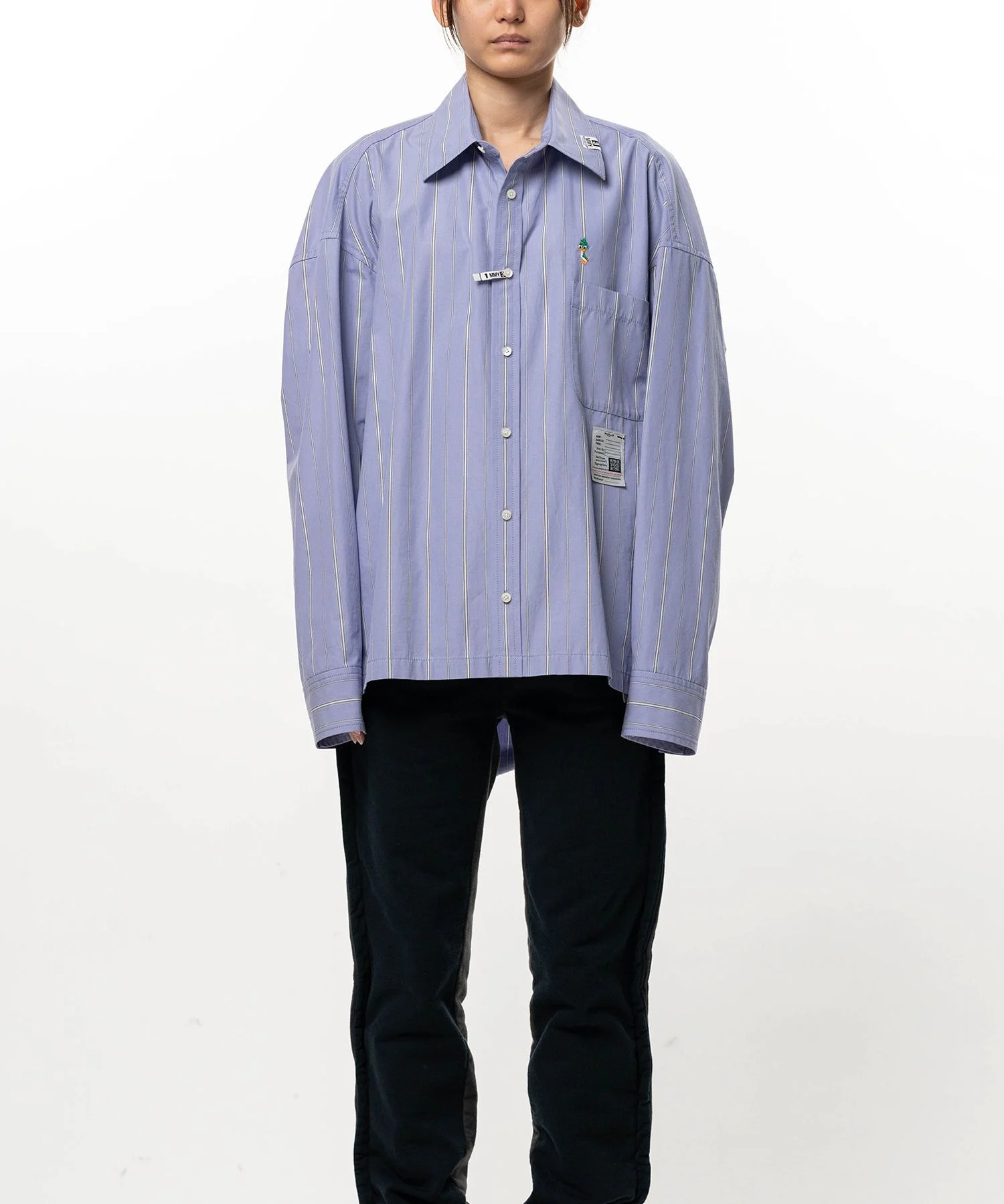 Leon Embroidery Stripe Shirt - 1