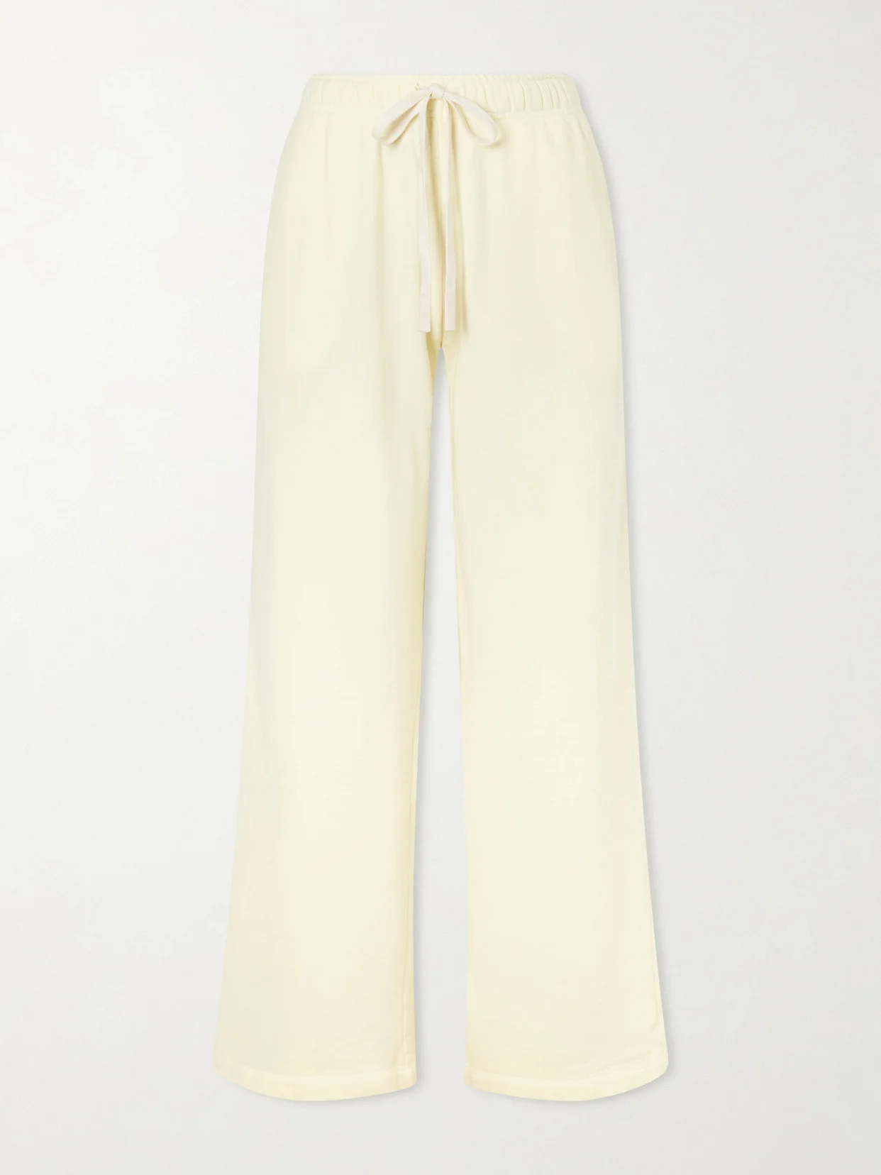 Cotton Drawstring Track Pants - 1