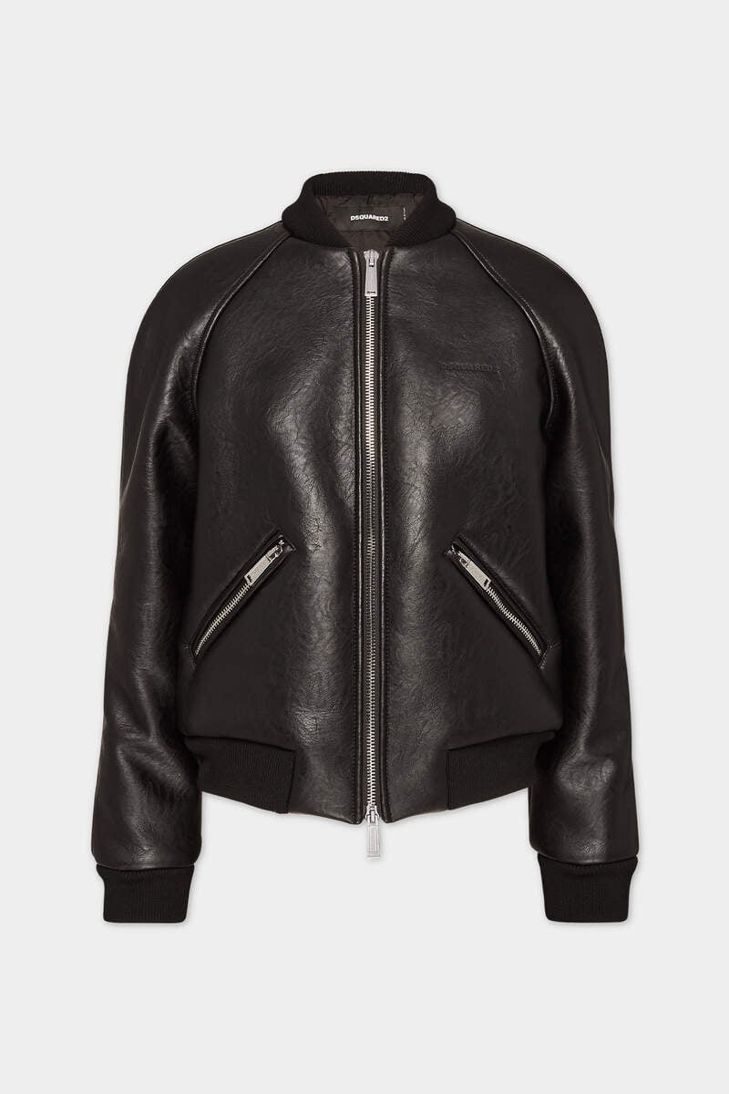 FAUX SHEARLING BOMBER JACKET 1