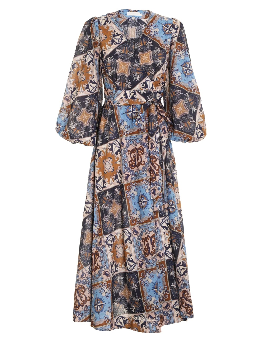 Zimmermann ALIGHT WRAP MIDI DRESS | REVERSIBLE