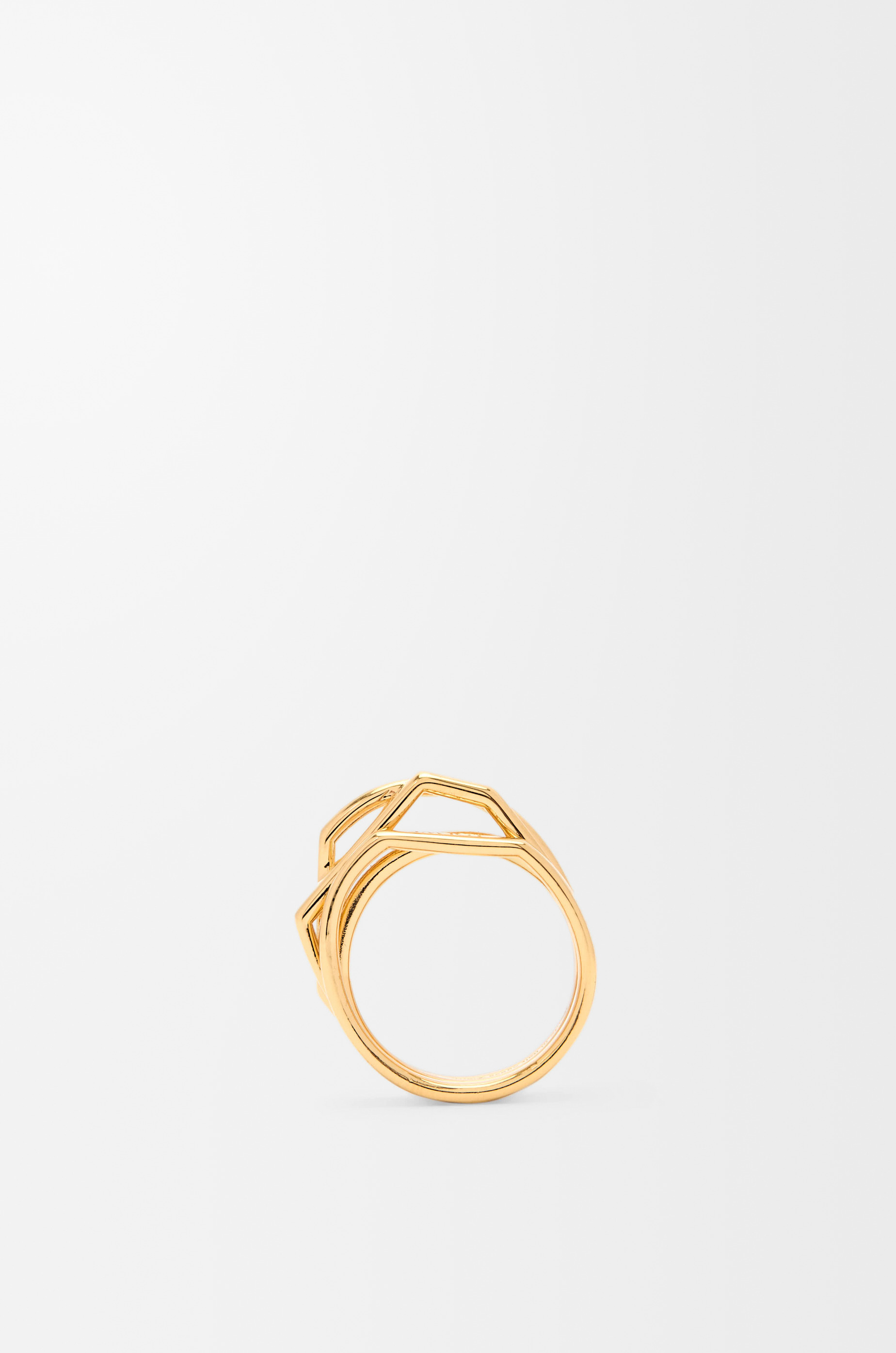 Stacked ring in sterling silver - 3