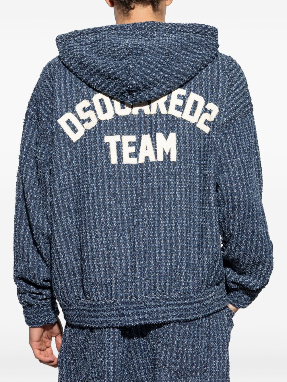 hooded zip-up jacket - 4