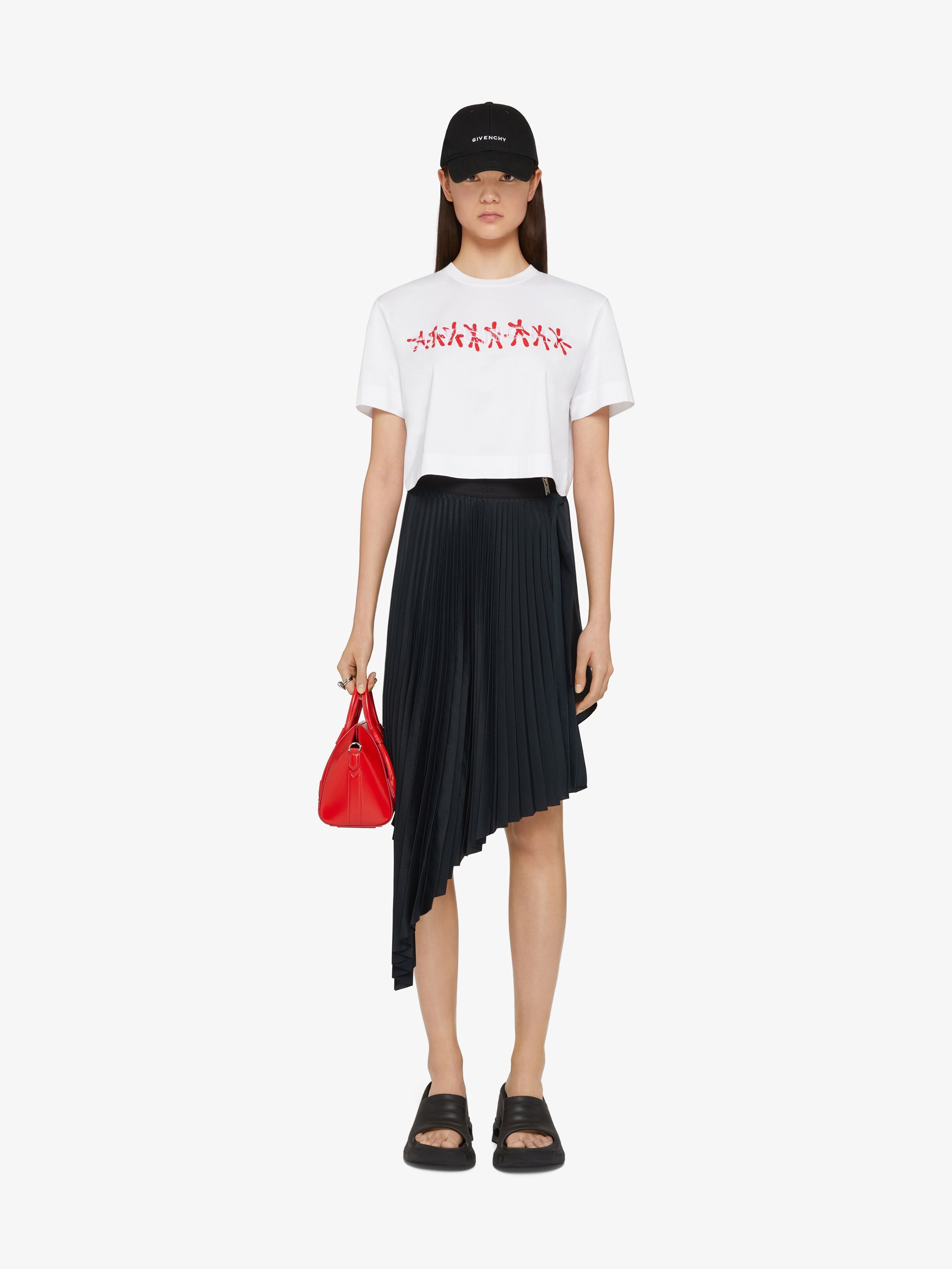 T-SHIRT IN JERSEY WITH TAG EFFECT PRINT - 2