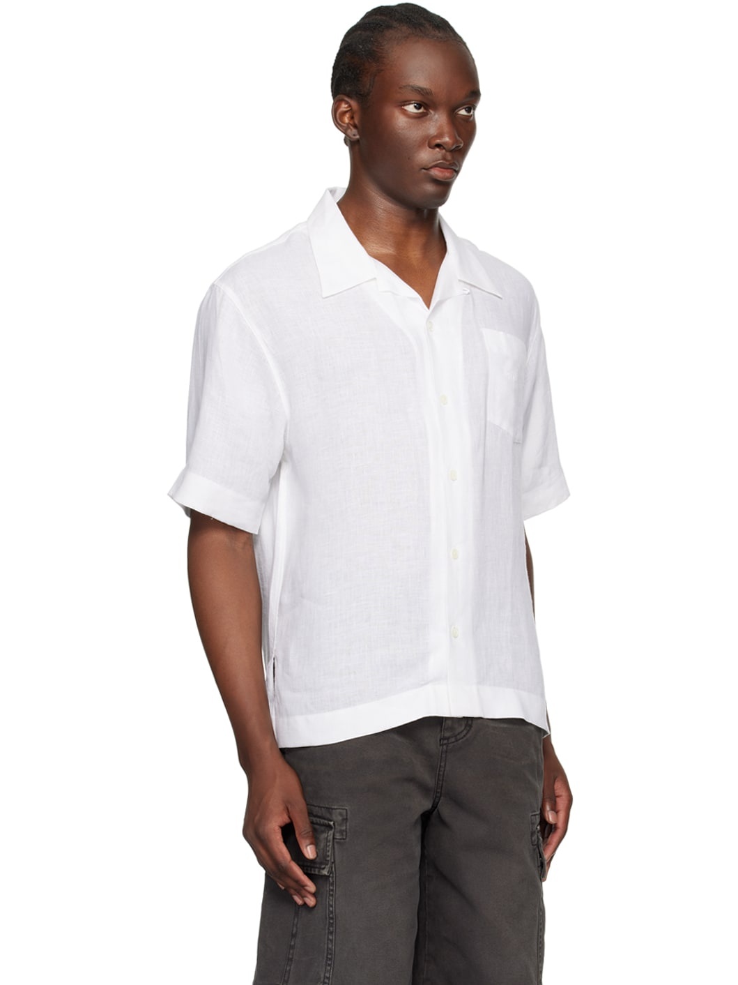 White Patch Pocket Shirt - 2