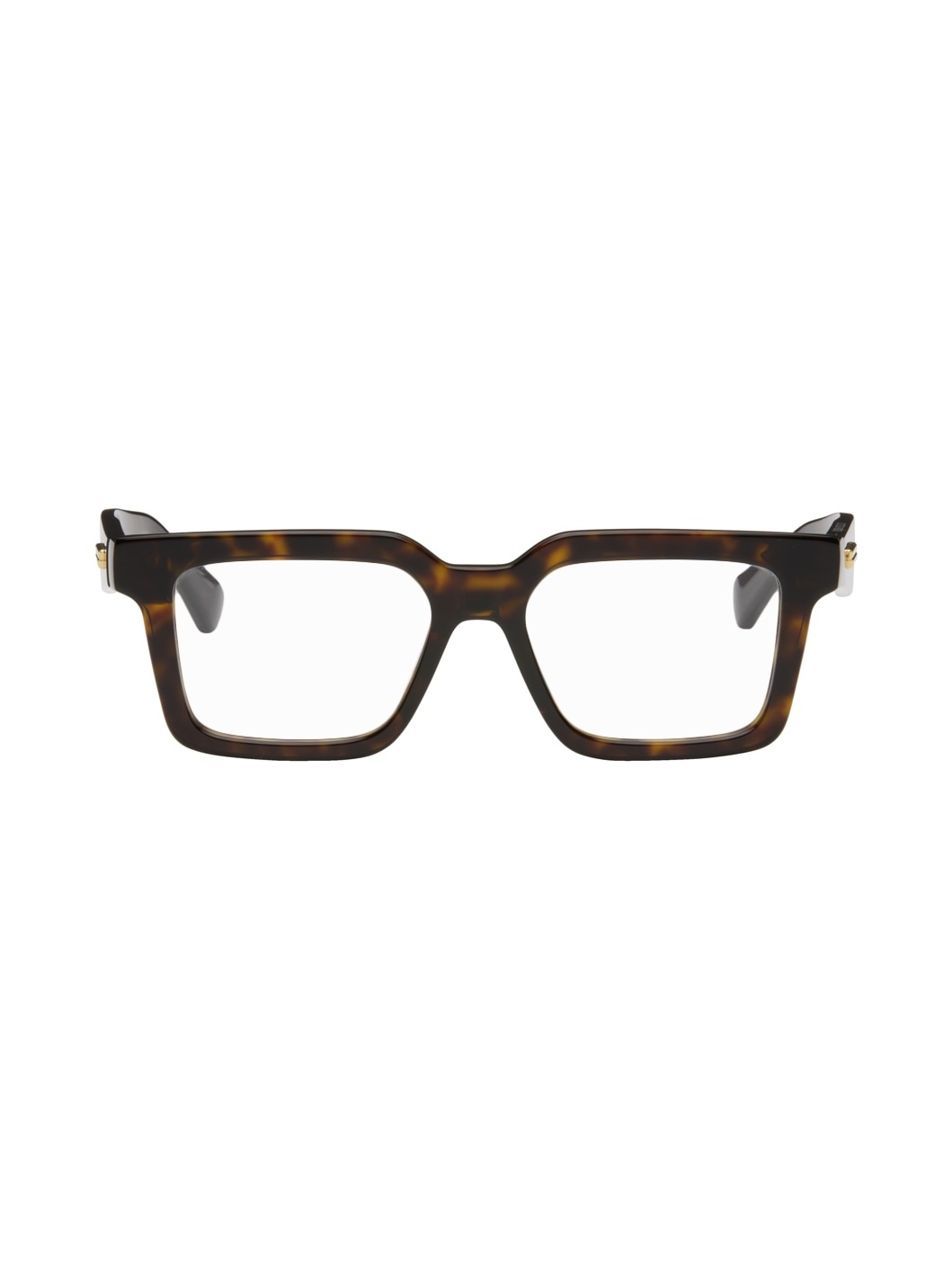Tortoiseshell Square Glasses - 1