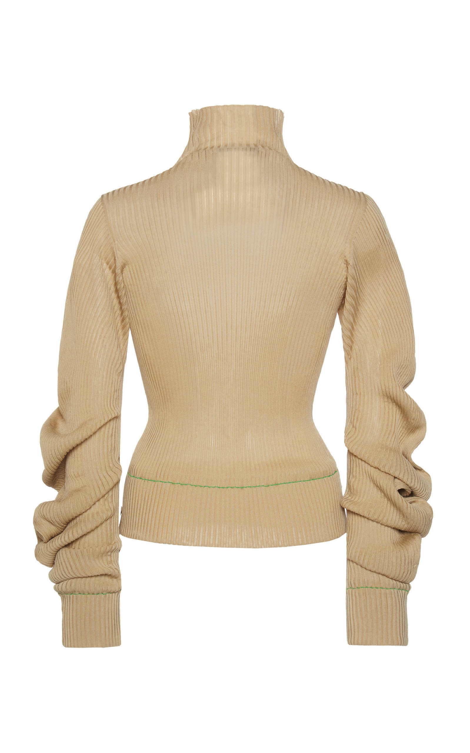 Lightweight Spirals Knit Sweater brown - 4