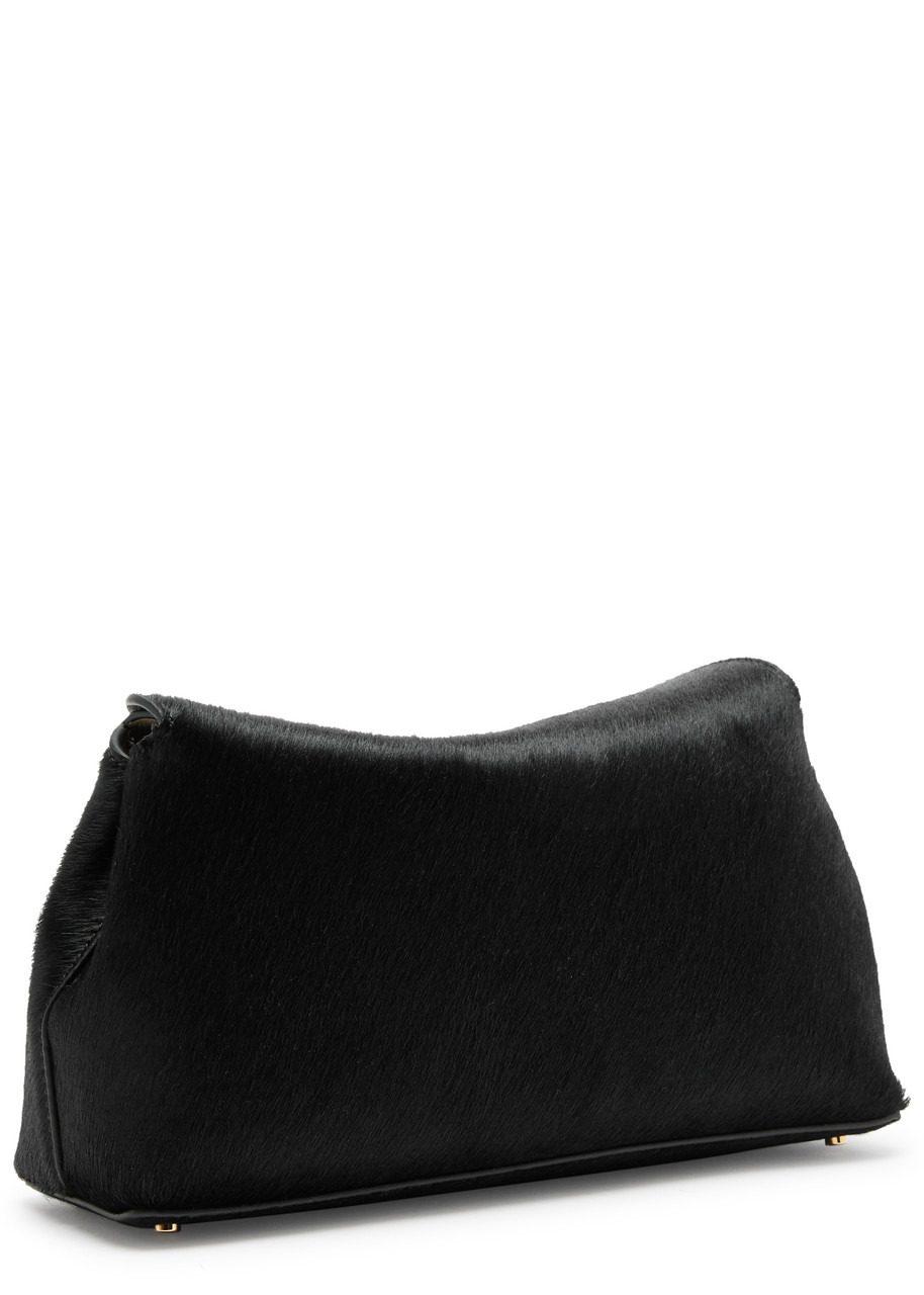 Toteme T-Lock Calf Hair Clutch - 2