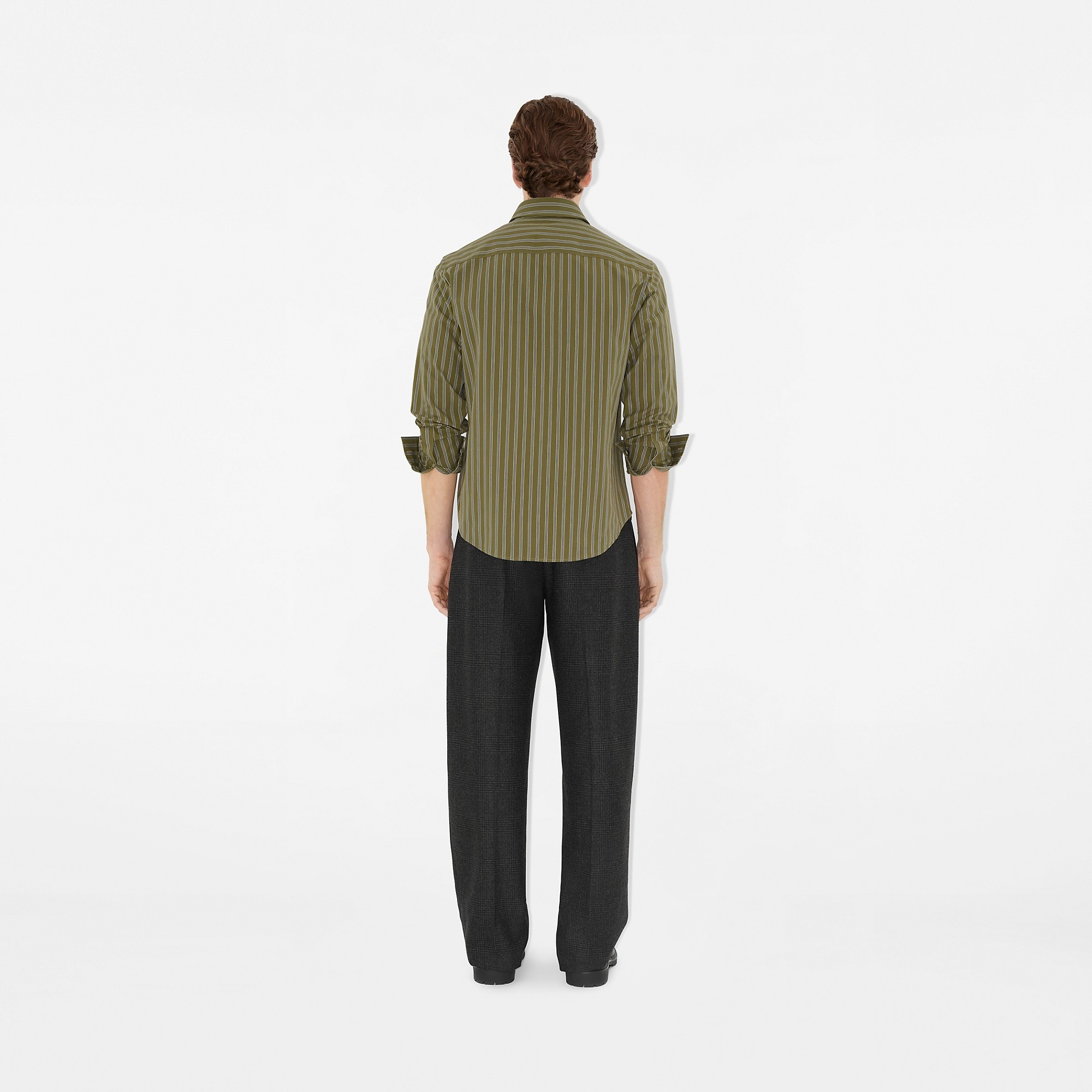 Regular Fit Striped Cotton Shirt - 4