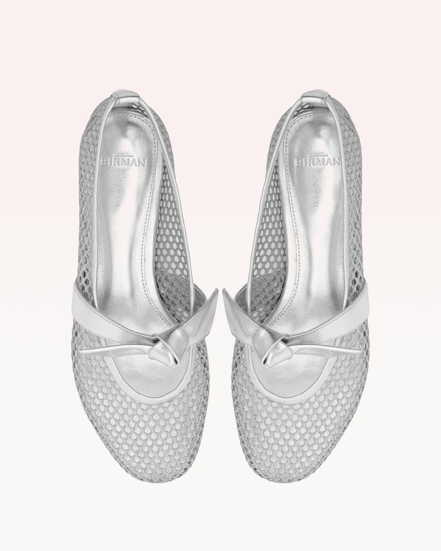 CLARITA BALLERINA MESH SILVER - 3