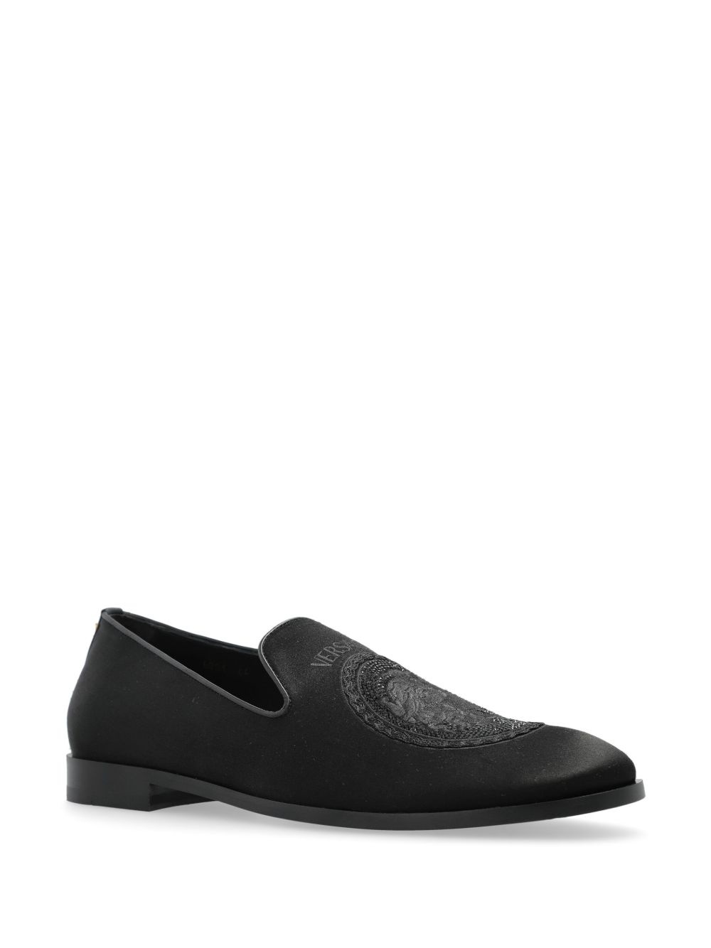 Barocco Medusa-embroidered loafers - 2