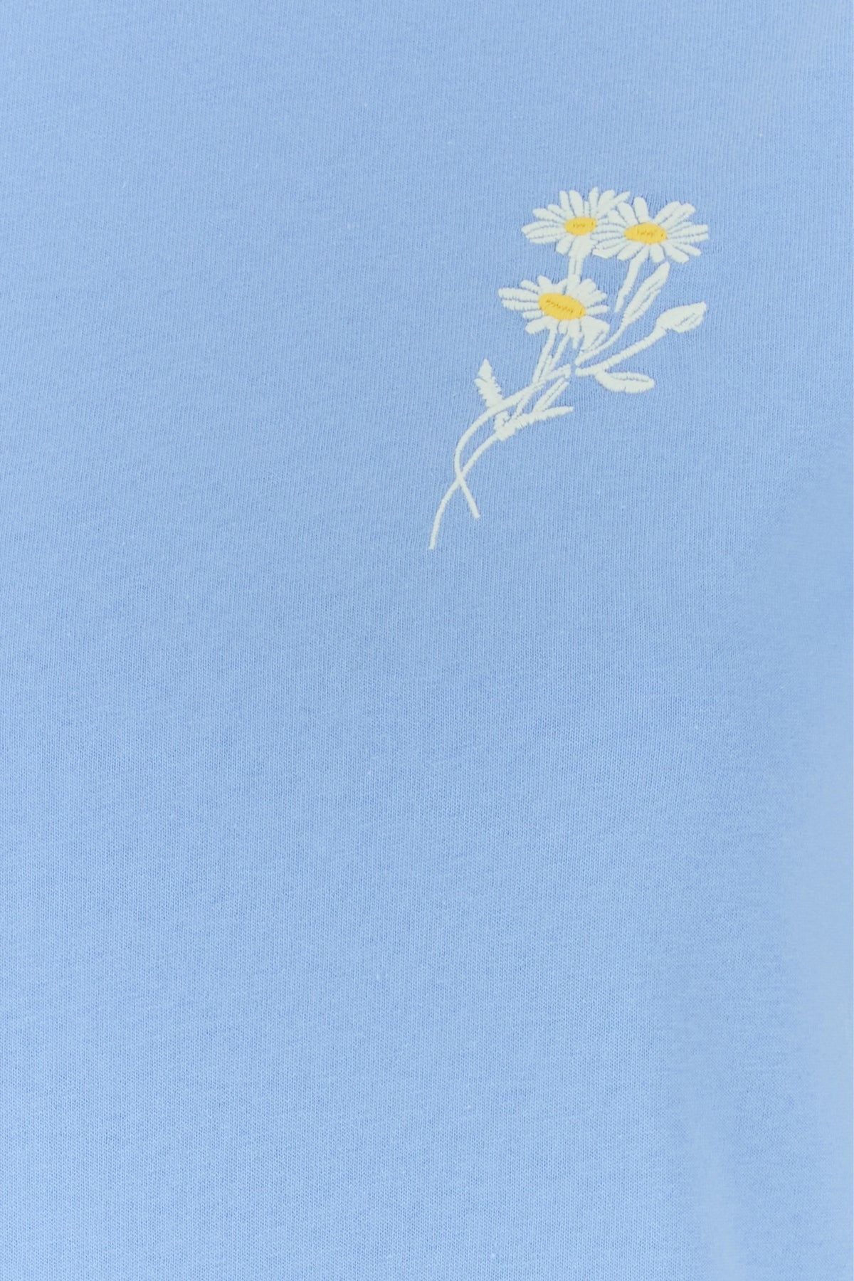 Cerulean blue cotton t-shirt - 3