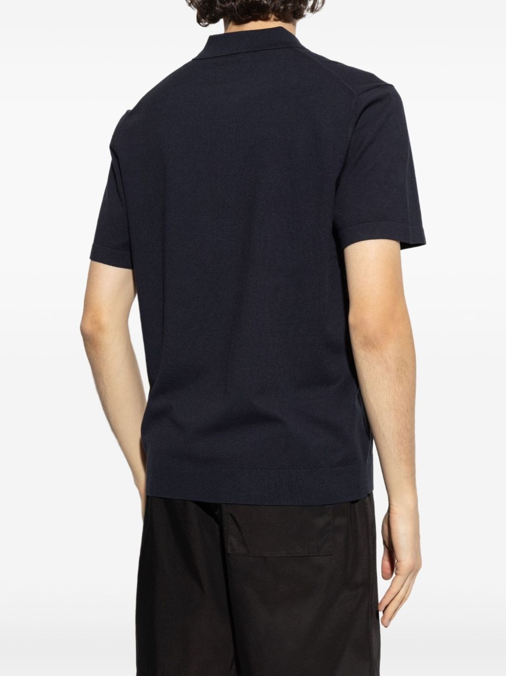 fine-knit polo shirt - 4