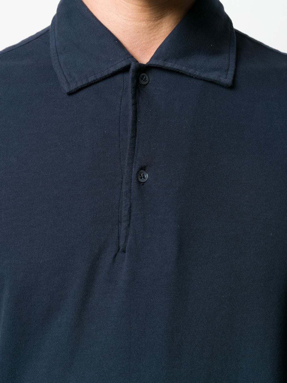 long-sleeved cotton polo-shirt - 5