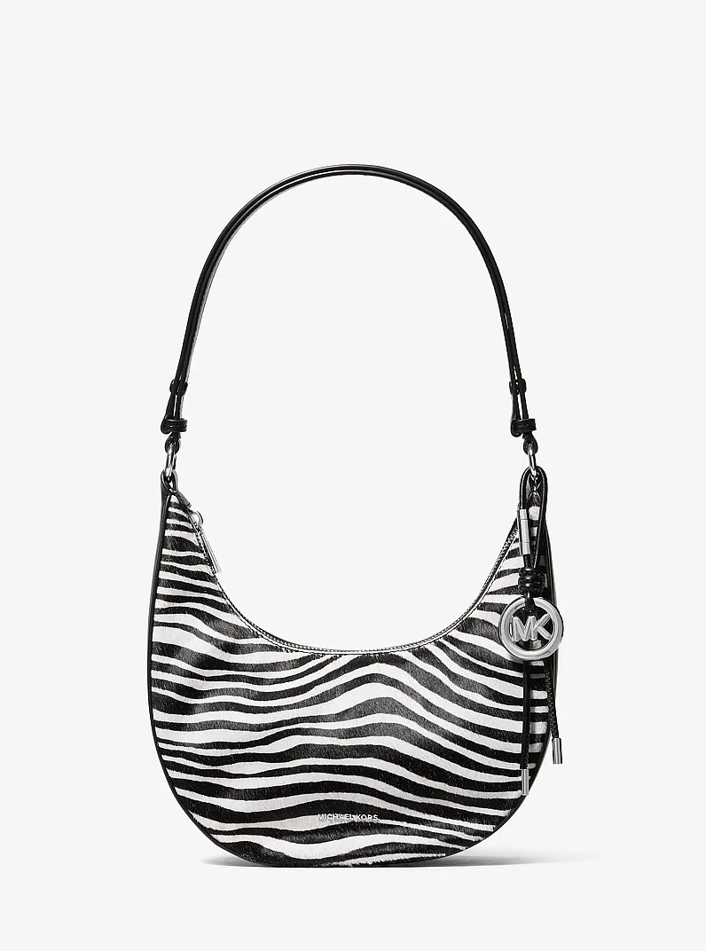 Nolita Small Zebra Print Calf Hair Convertible Pochette - 1