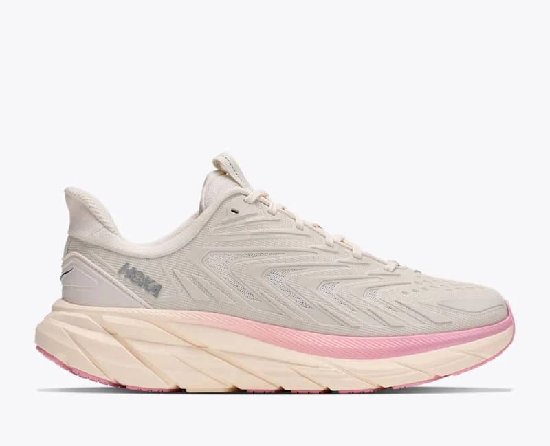 Women's Clifton UTL Shoes in Alabaster/Dewy Pink - 1