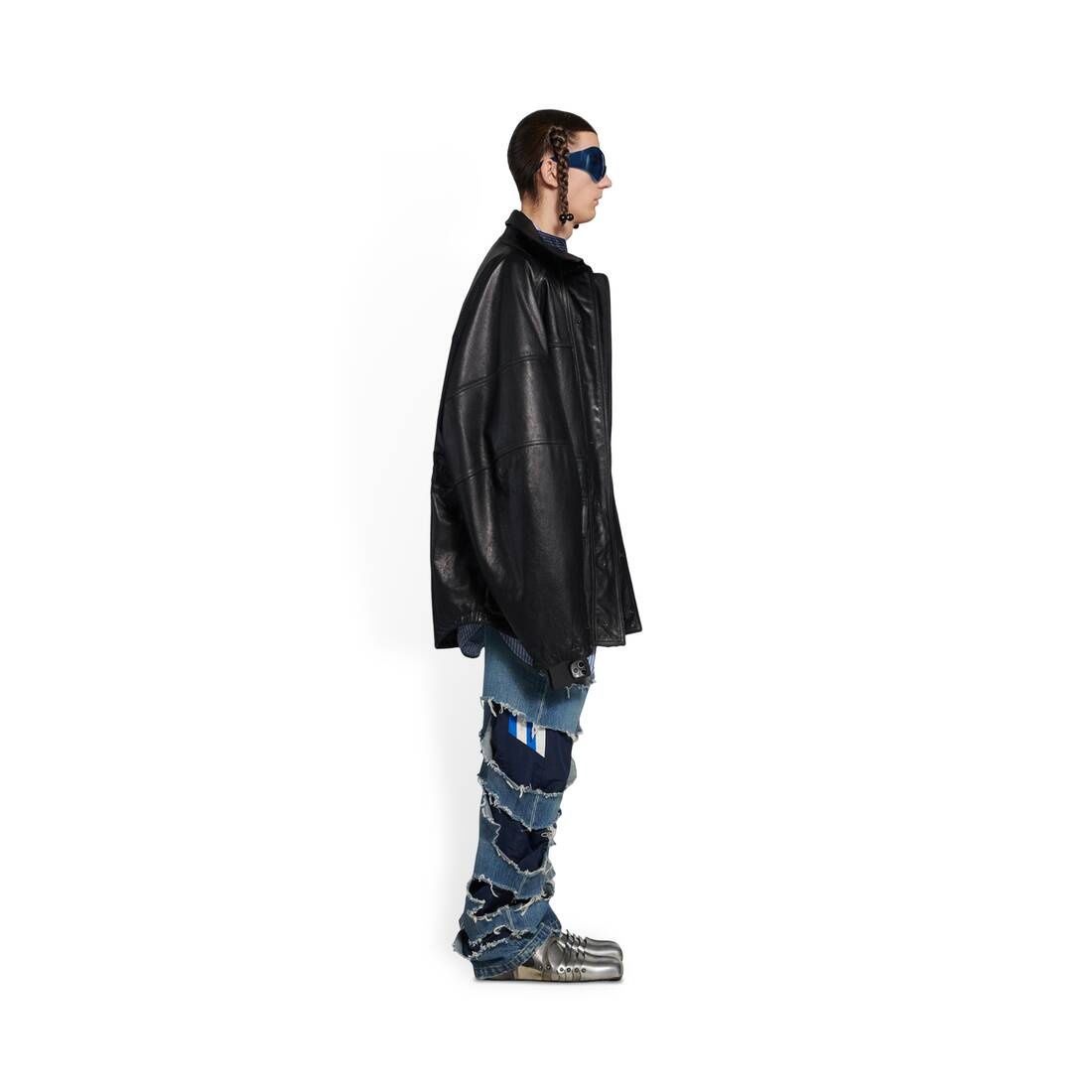Men's Parka in Black - 3